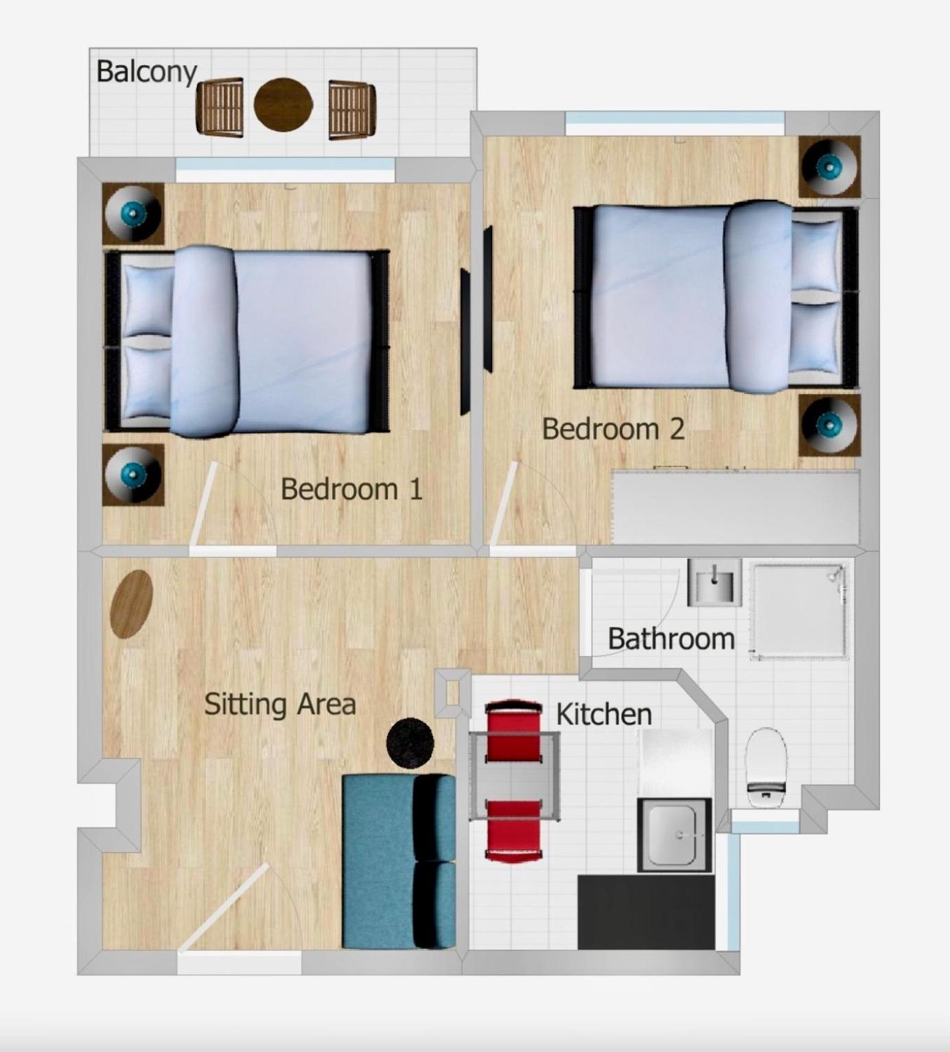 Two-Bedroom Apartment photo 3