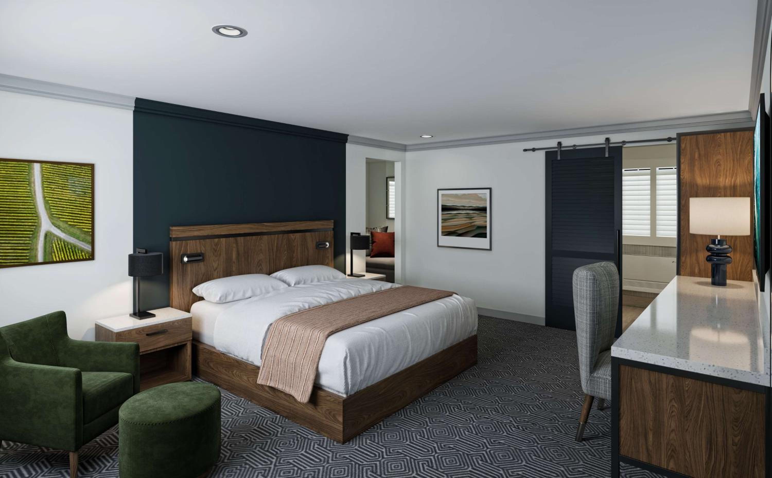 Deluxe King Room with Sofa Bed - Photo 1