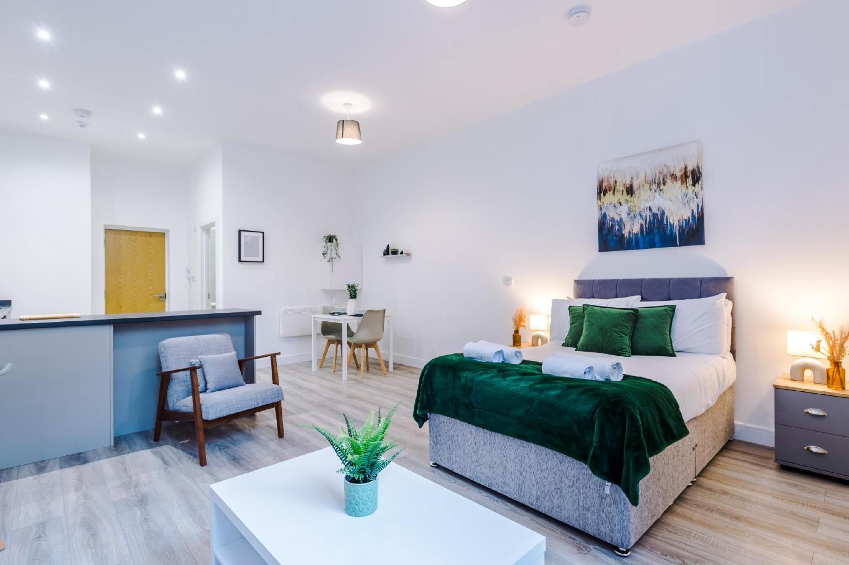 Deluxe One-Bedroom Apartment with City View photo 1