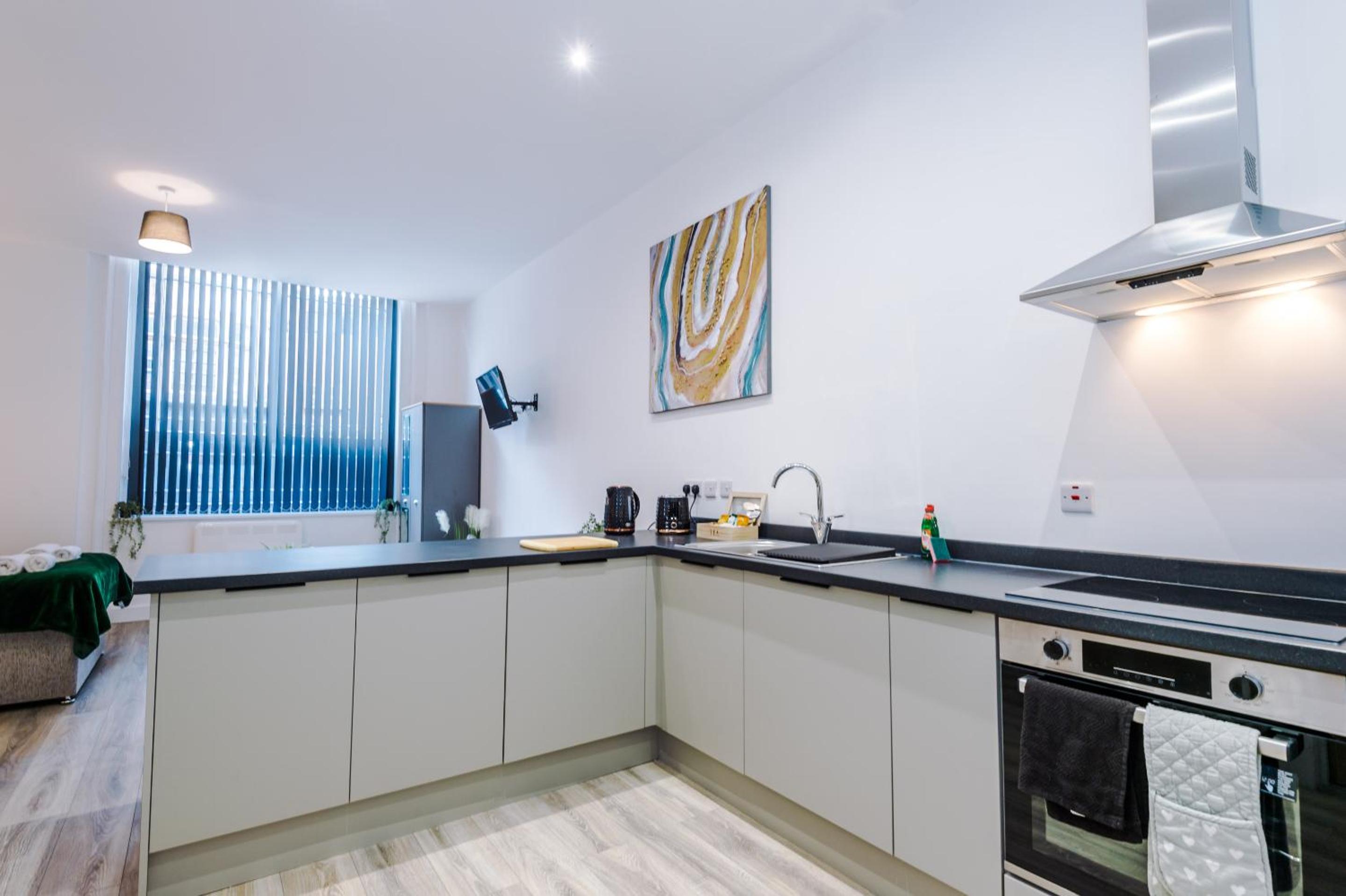 Deluxe One-Bedroom Apartment with City View photo 2