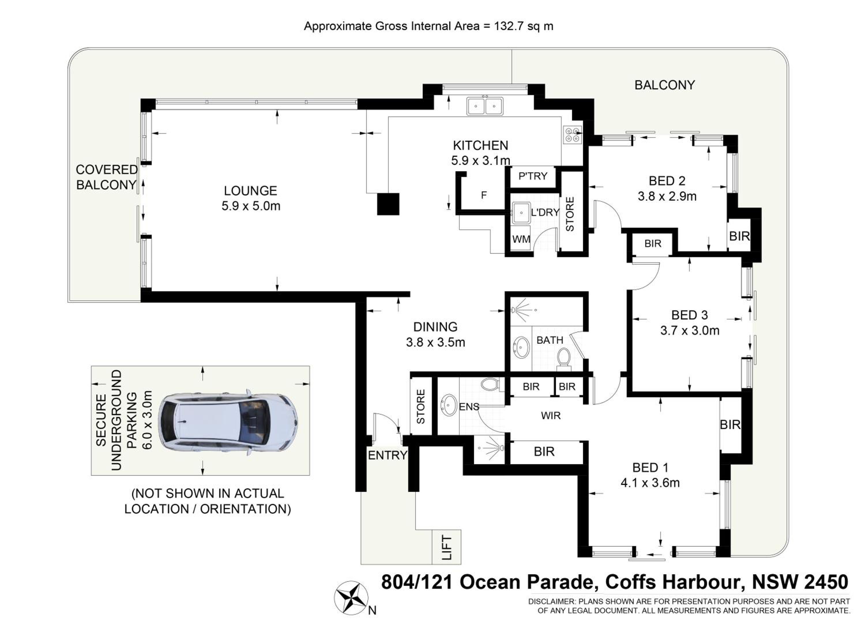 Three-Bedroom Apartment with Sea View photo 3