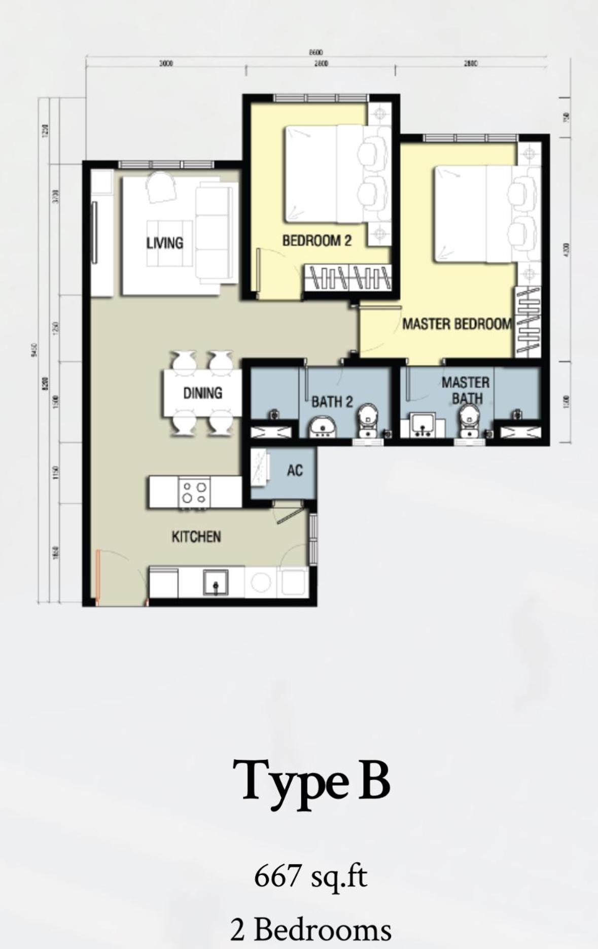 Two-Bedroom Apartment - Photo 13