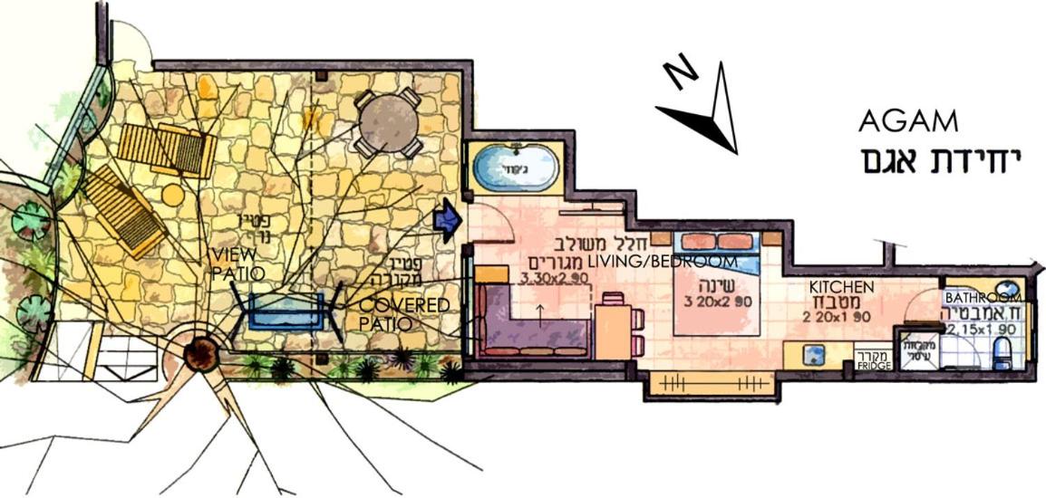Deluxe Double Room with Terrace (Agam) - Photo 9