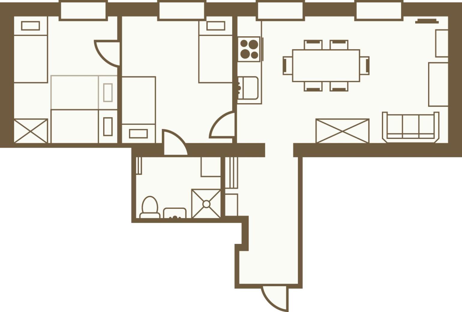 Two-Bedroom Apartment photo 3