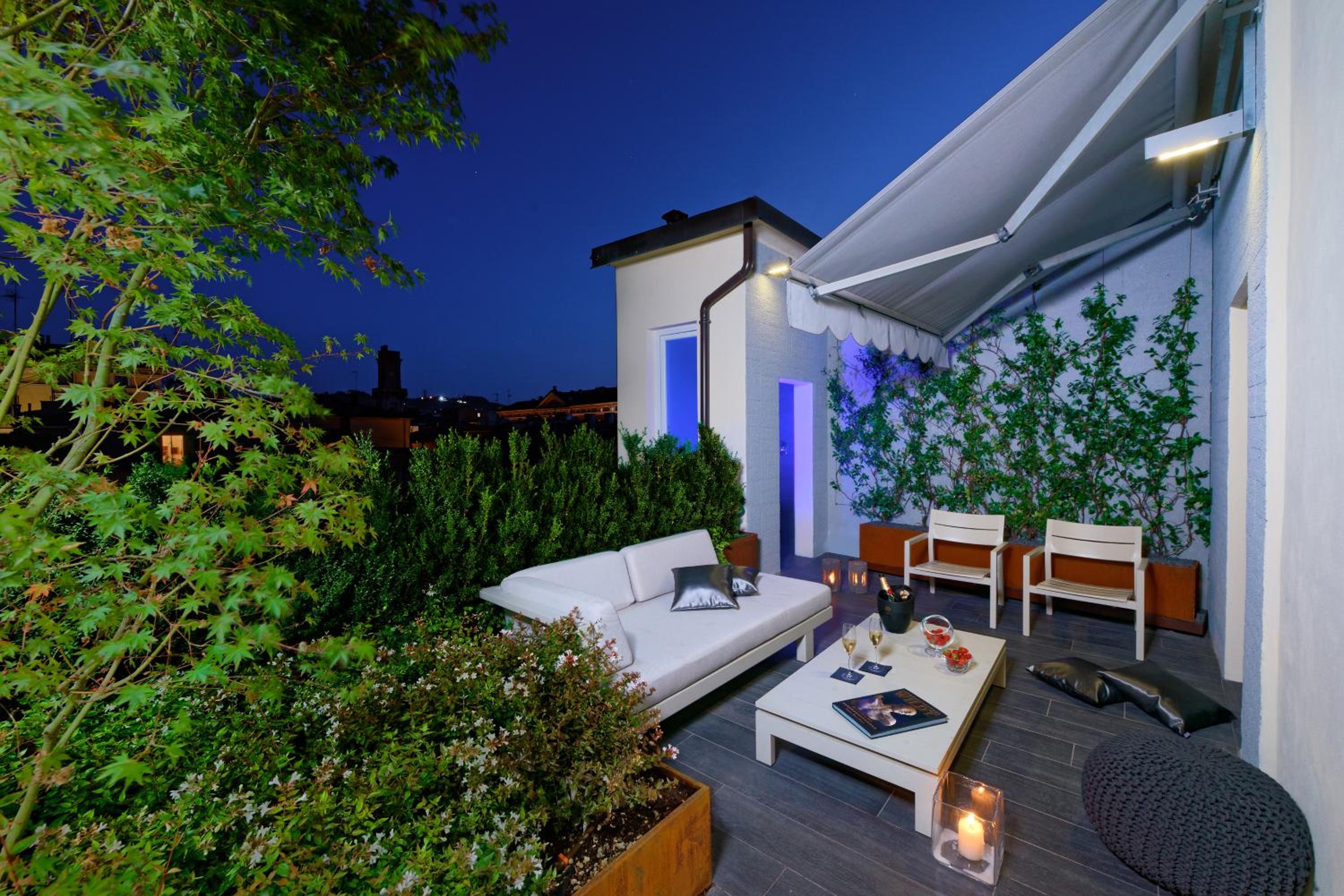 Relax under the stars on your private terrace!
