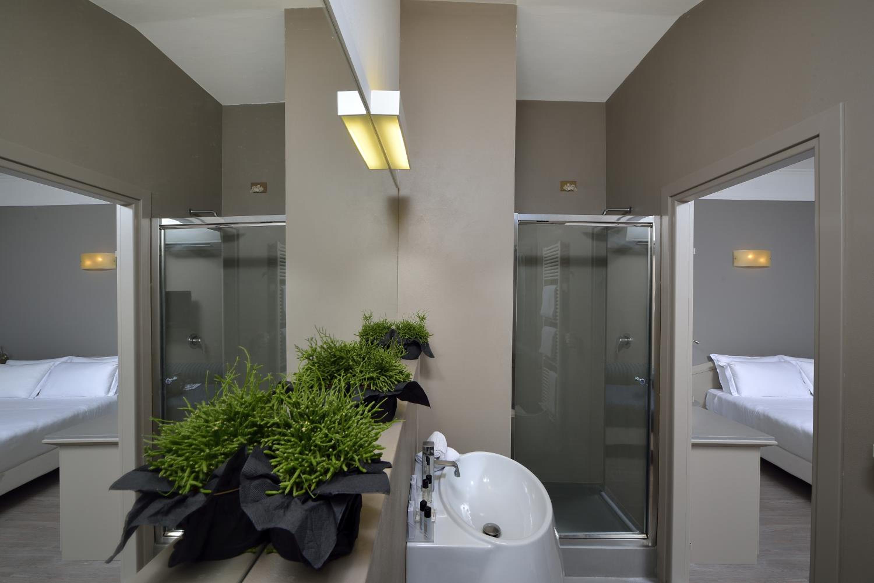 Relax in our stylish and modern bathroom retreat!