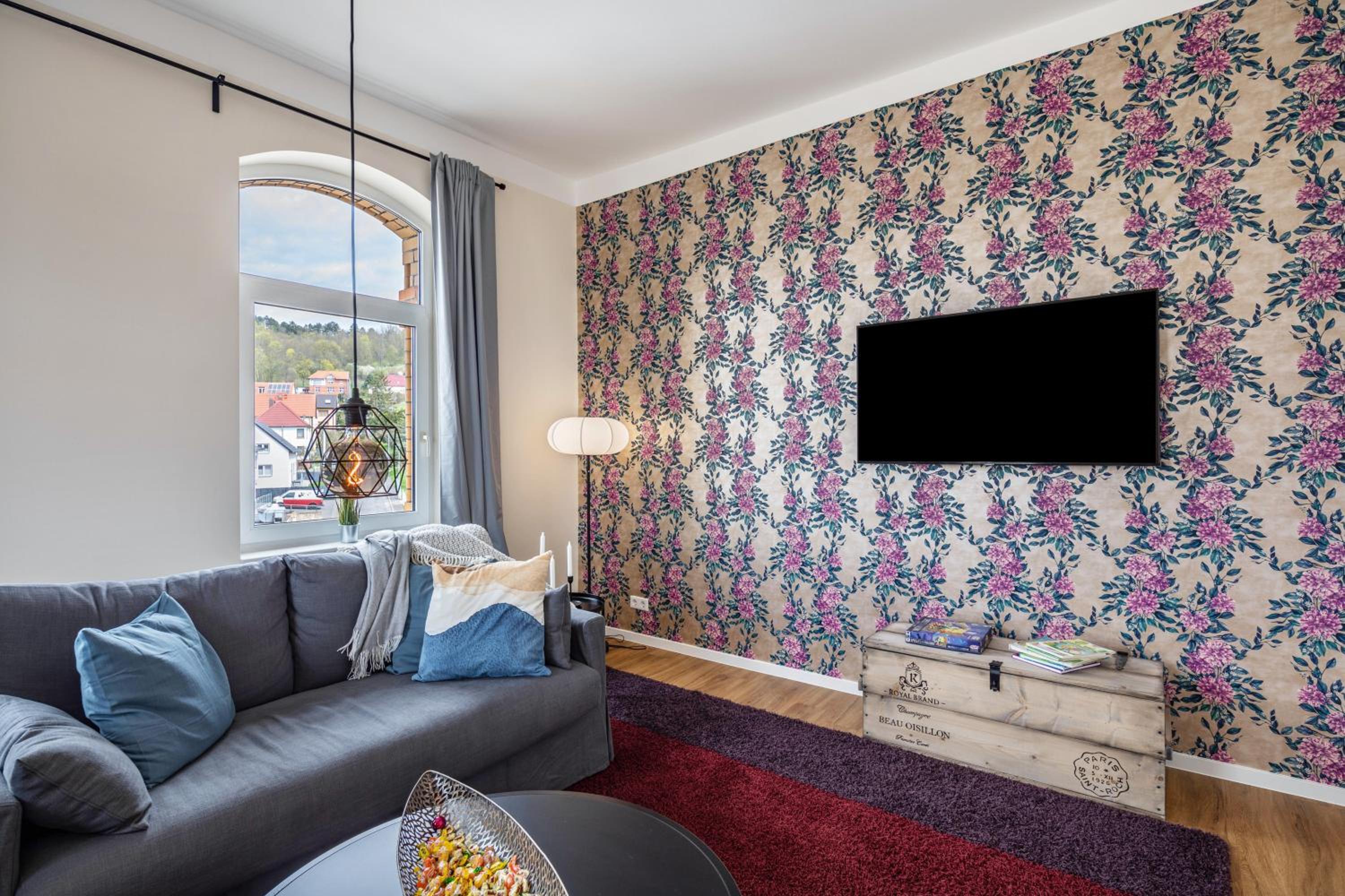 Two-Bedroom Deluxe Apartment with Garden View