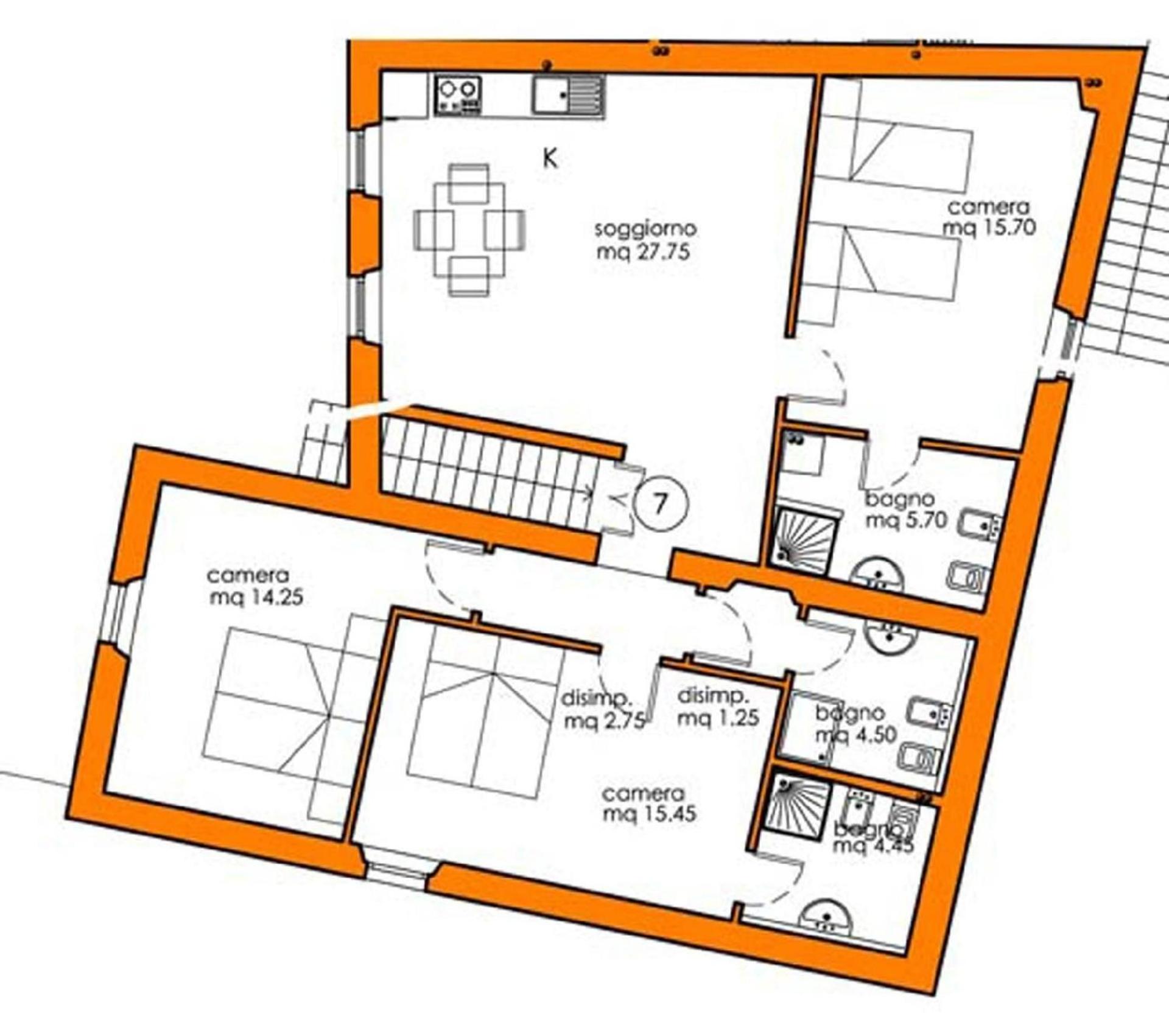 Three-Bedroom Apartment photo 3