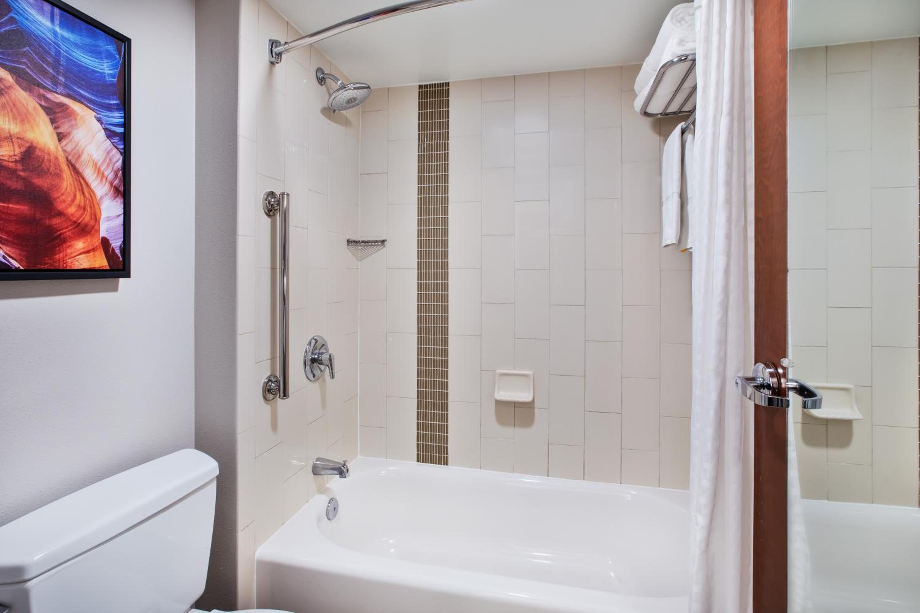 2 Doubles Standard Bath Shower Combo Single Sofa Bed - Photo 3