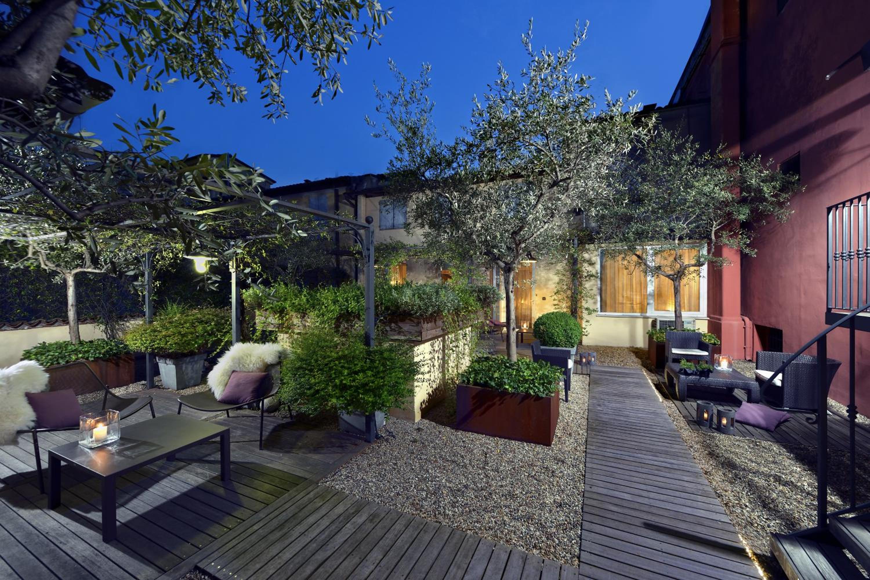 Relax in your private garden oasis.