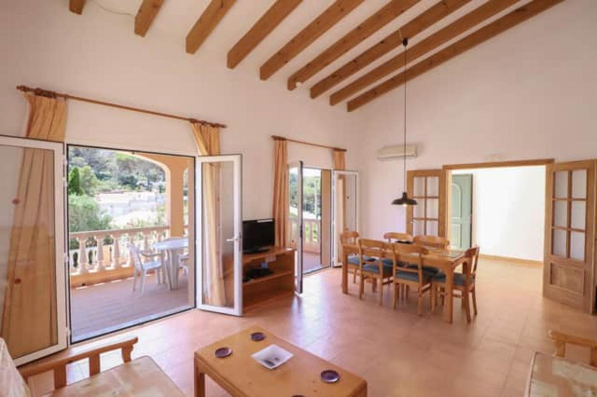 Villa con vistas al jardín