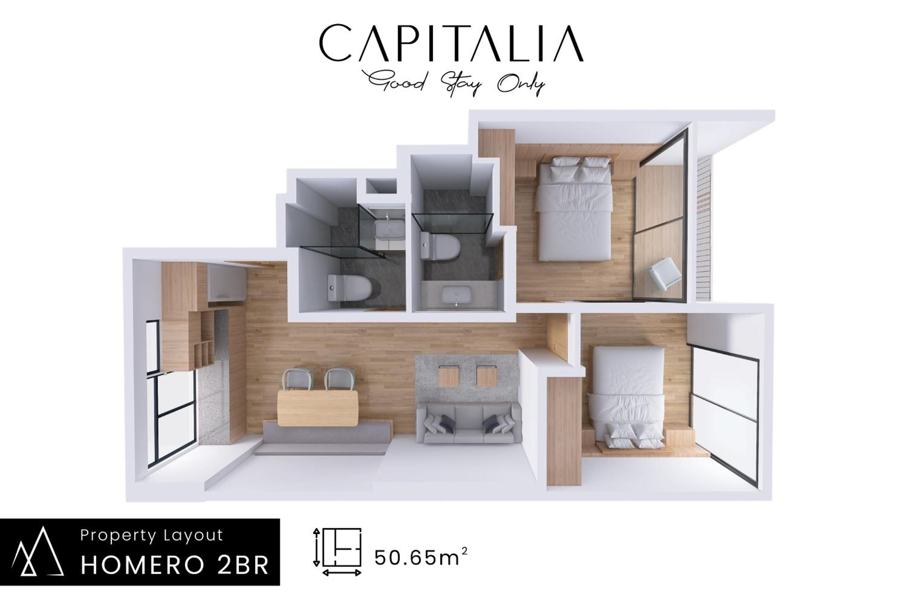 Deluxe Apartment, 2 Bedrooms, Balcony photo 2