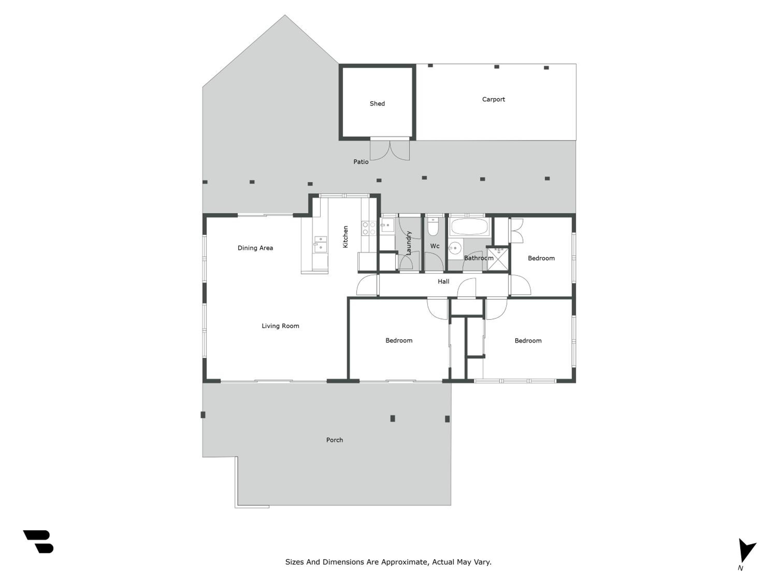 Three-Bedroom House photo 2