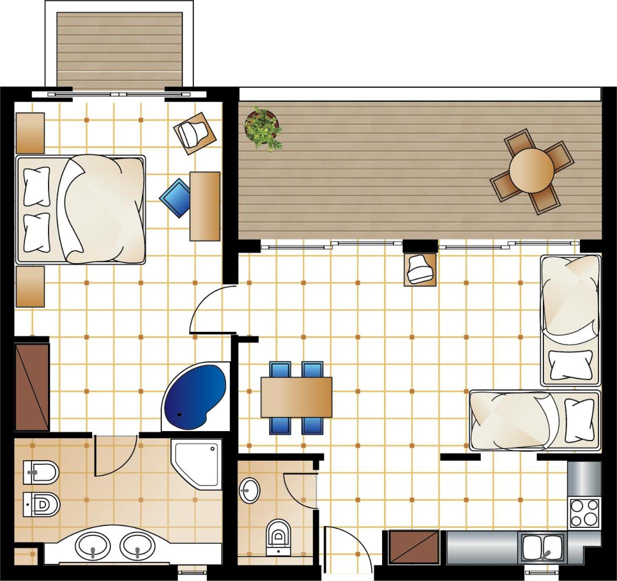 Casa Marina Grand Family Suite Side Sea View/Pool View  - Photo 5