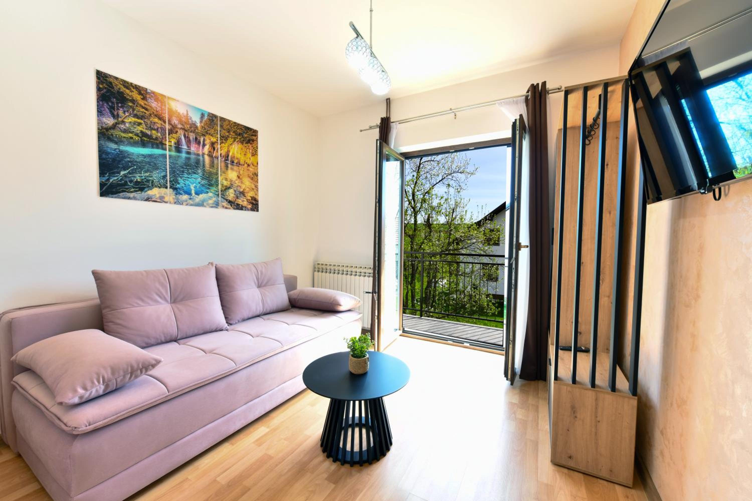 Studio with Balcony