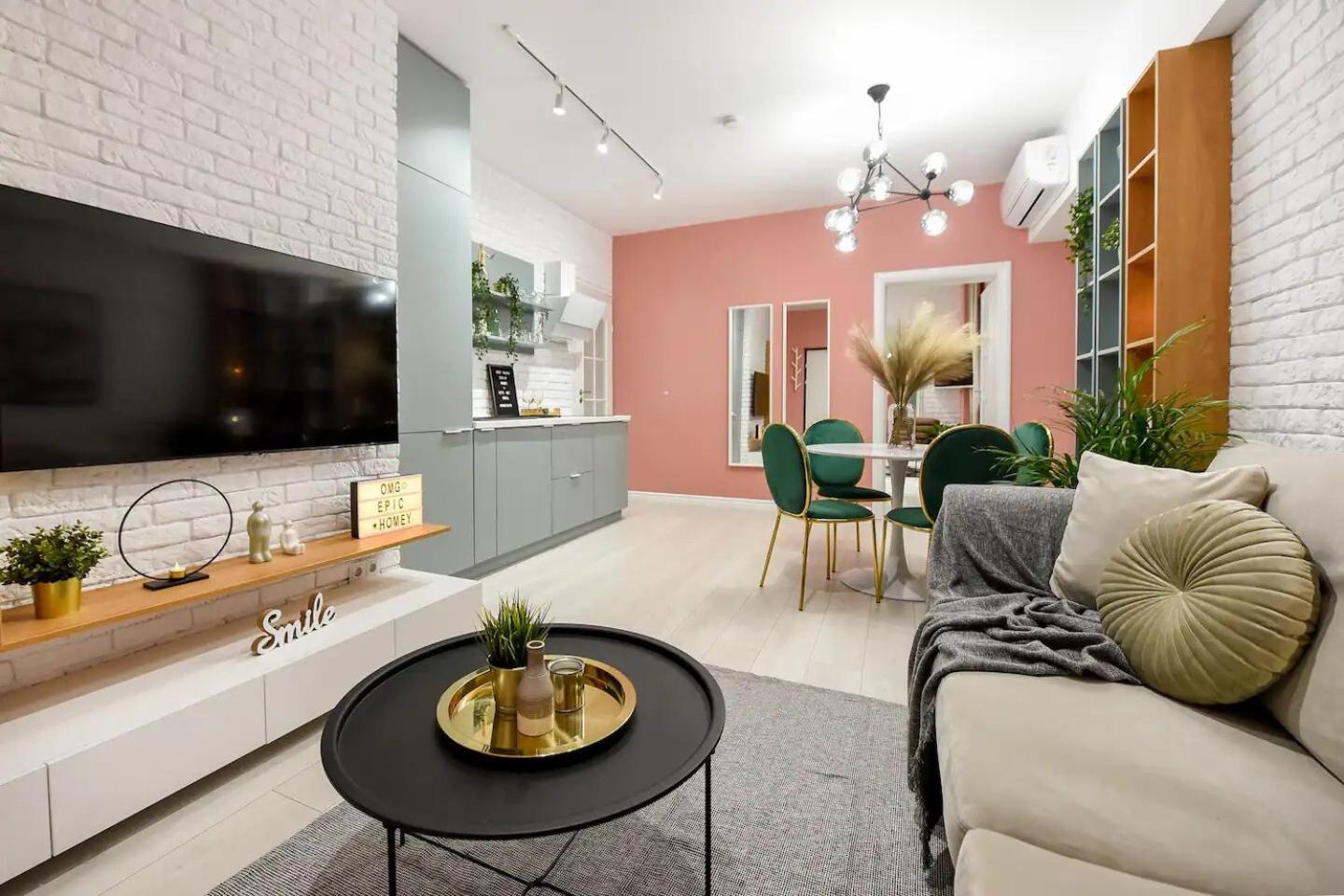 Premium One-Bedroom Apartment with Balcony and Inner Court View