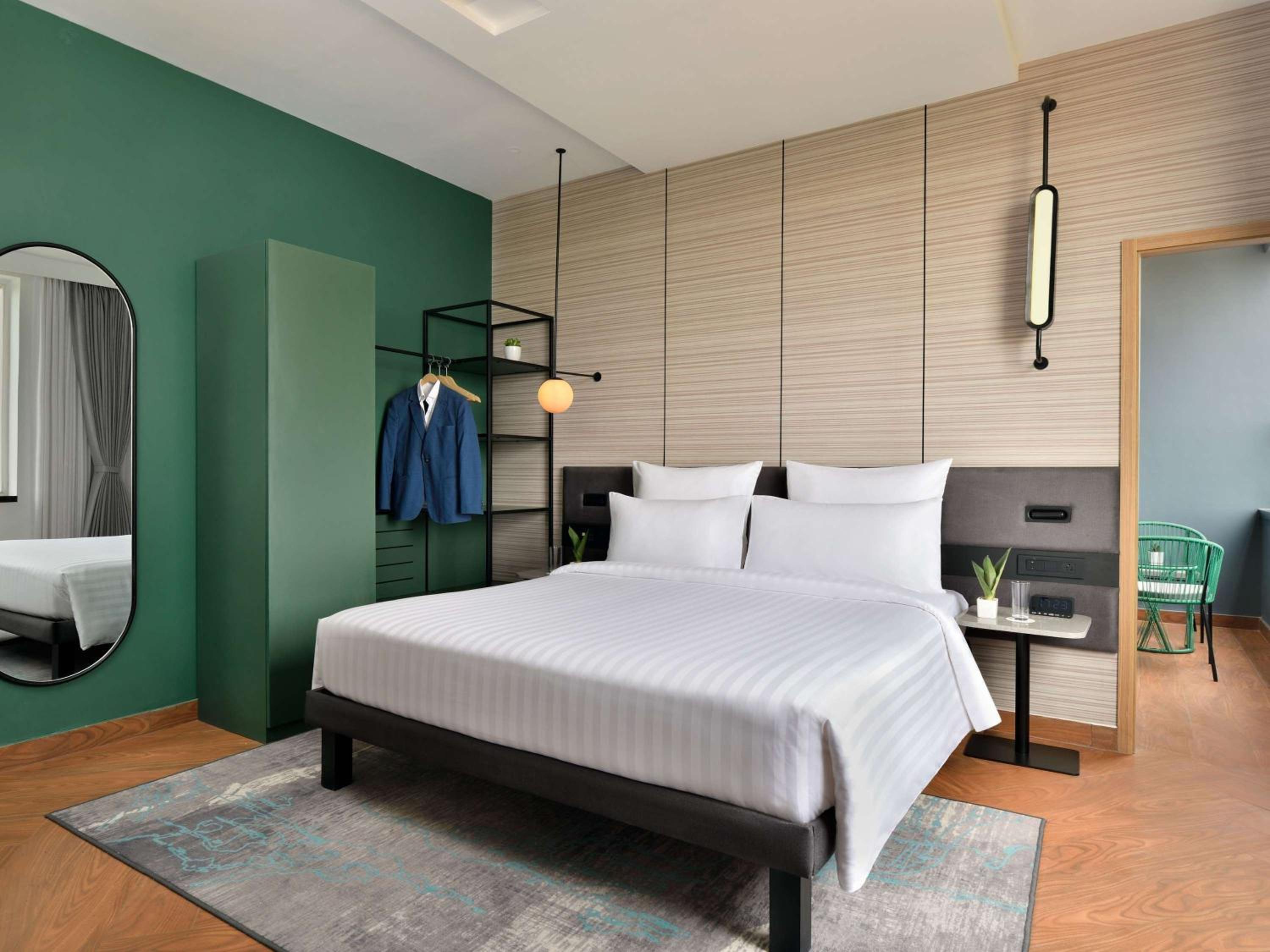 Executive Double Room with Balcony: 10% Discount on Food & Beverage | 20% Discount on One Spa | Complimentary Welcome Drink | Happy Hours Offer – Buy 2 Get 1 Free on Alcoholic Beverages and Soft Beverages Executive Double Room with Balcony: 10% Discount on Food & Beverage | 20% Discount on One Spa | Complimentary Welcome Drink | Happy Hours Offer – Buy 2 Get 1 Free on Alcoholic Beverages and Soft Beverages