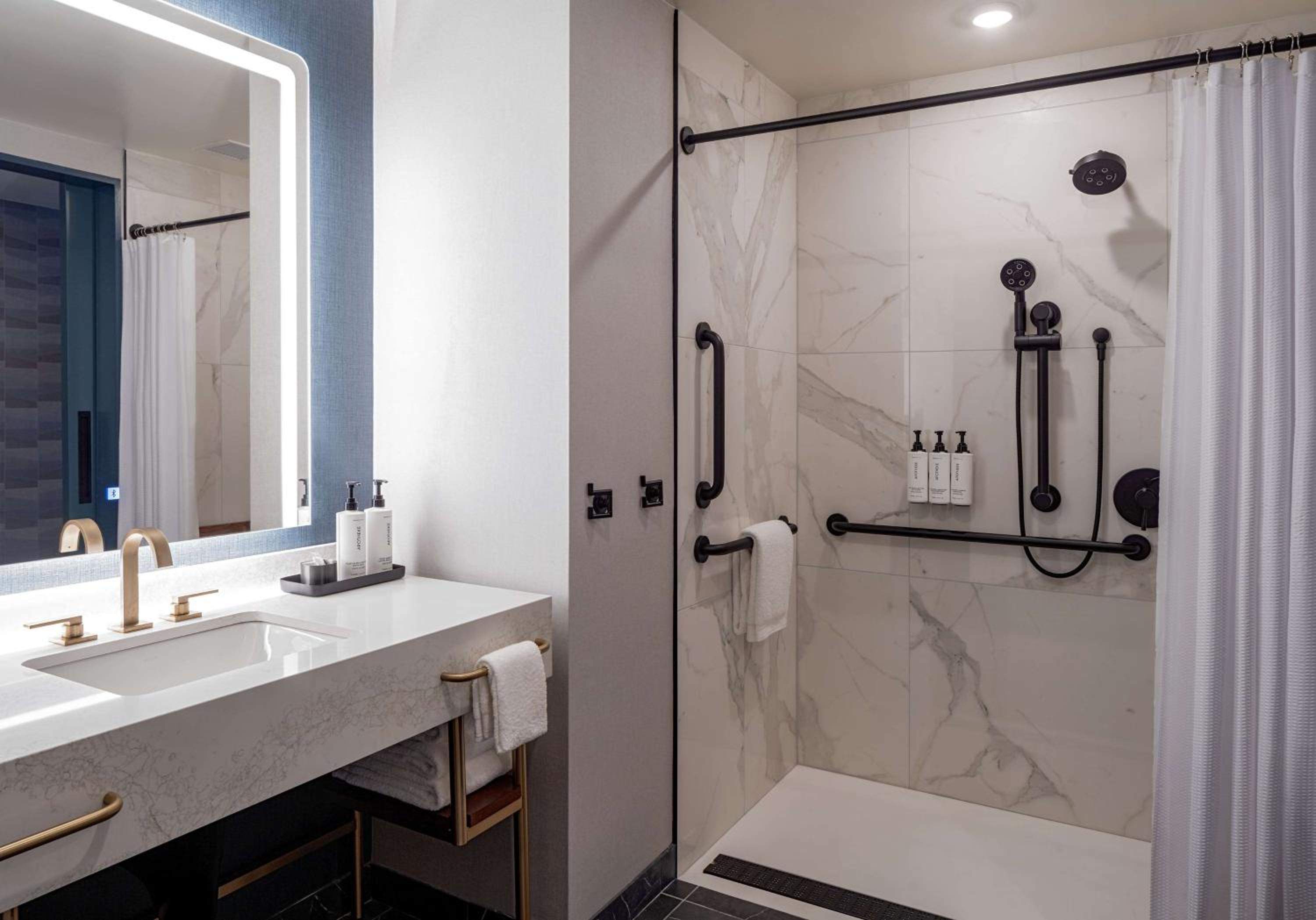 King Room with Roll-In Shower - Mobility Access