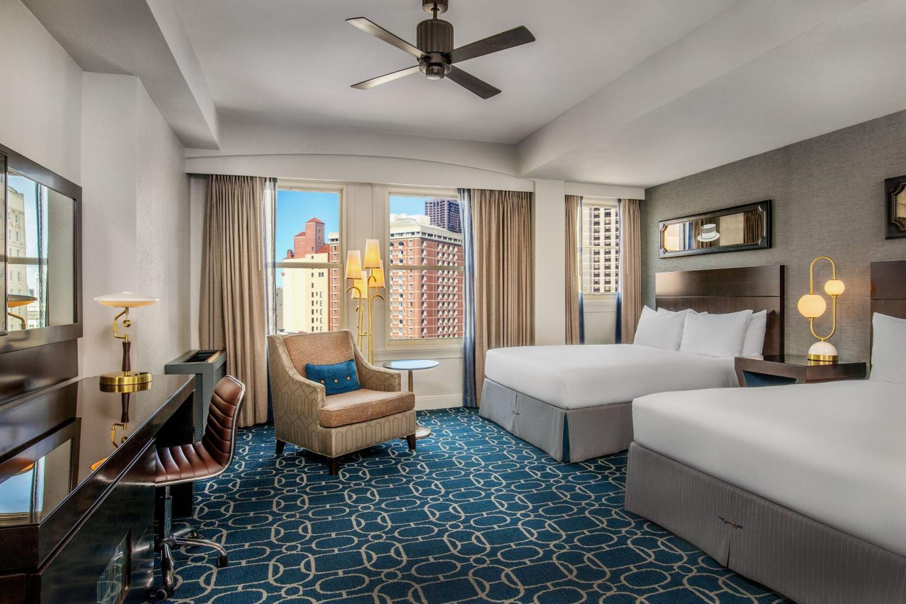 Queen Room with Two Queen Beds - Hearing Accessible at Hotel Adagio, Autograph Collection in San Francisco