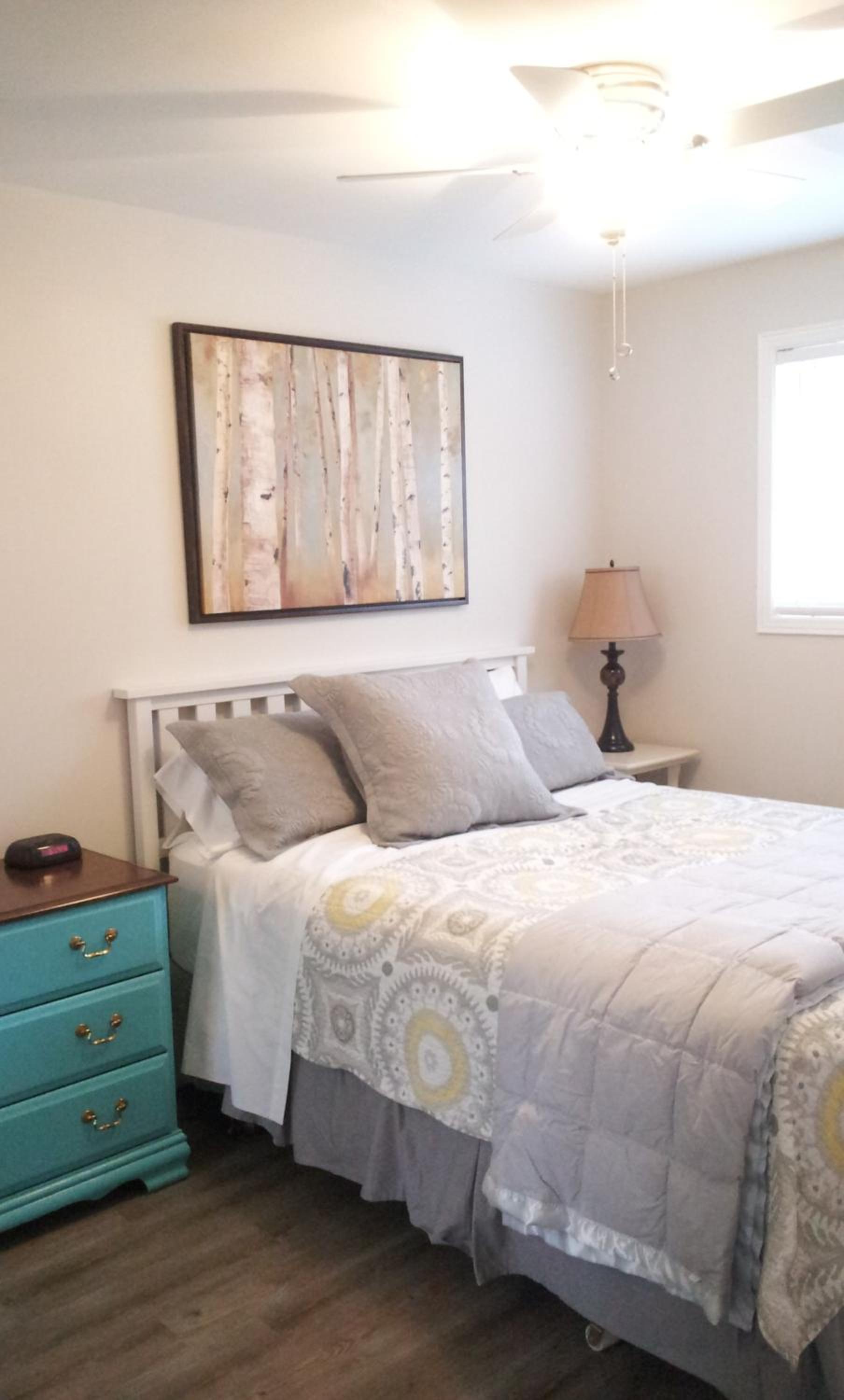 Three-Bedroom Garden Court with Fireplace
