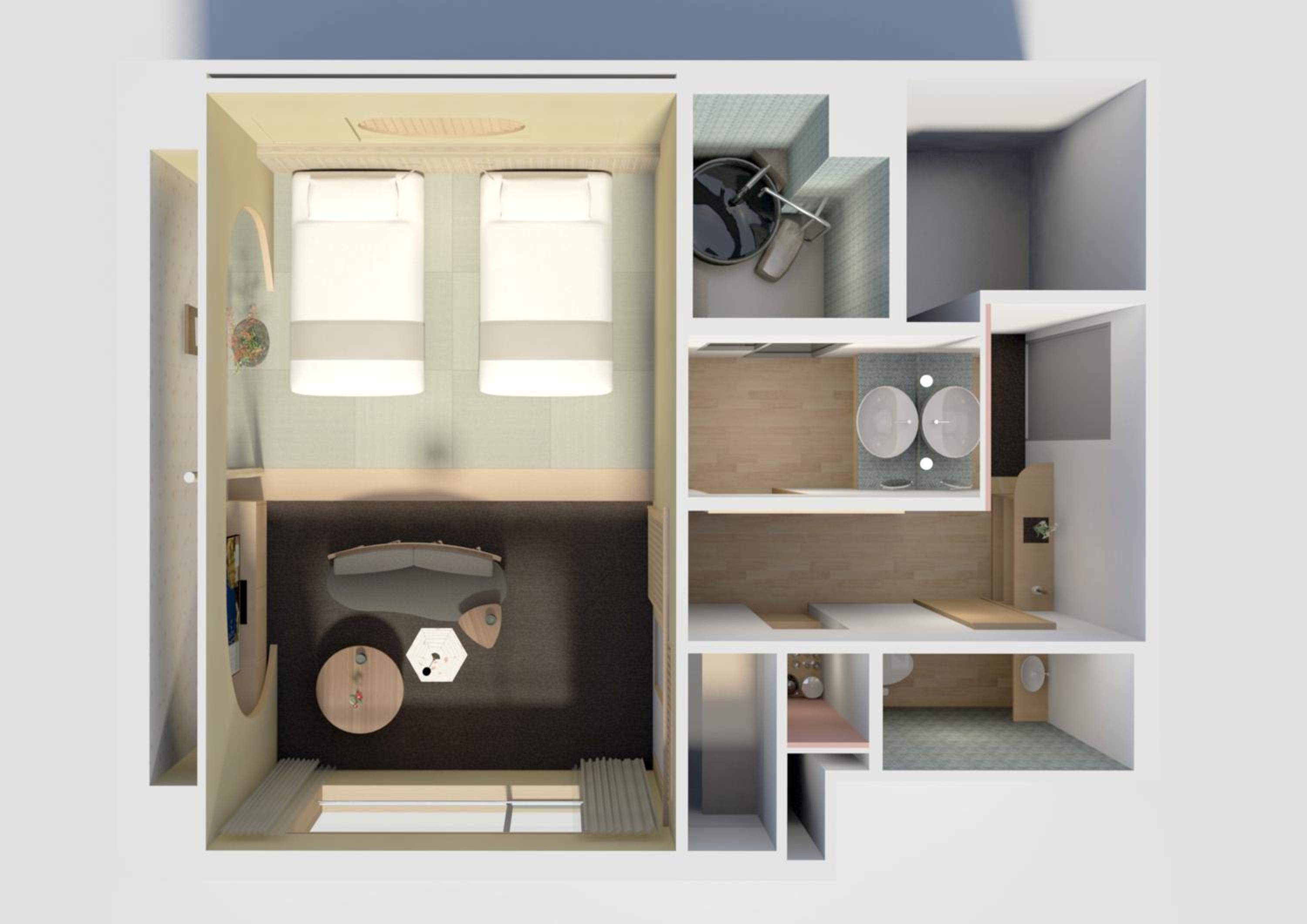 Twin Room with Private Bathroom - Photo 2