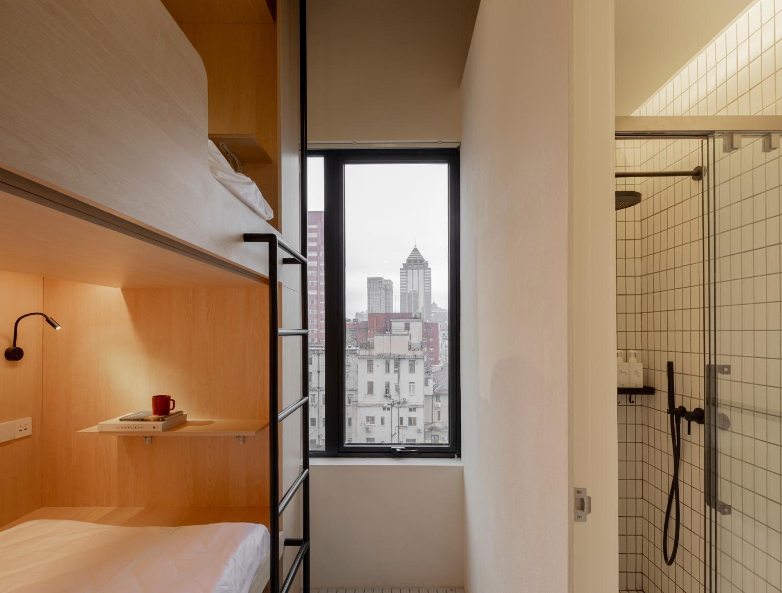 2 Bunk Beds Room with Window and the View
