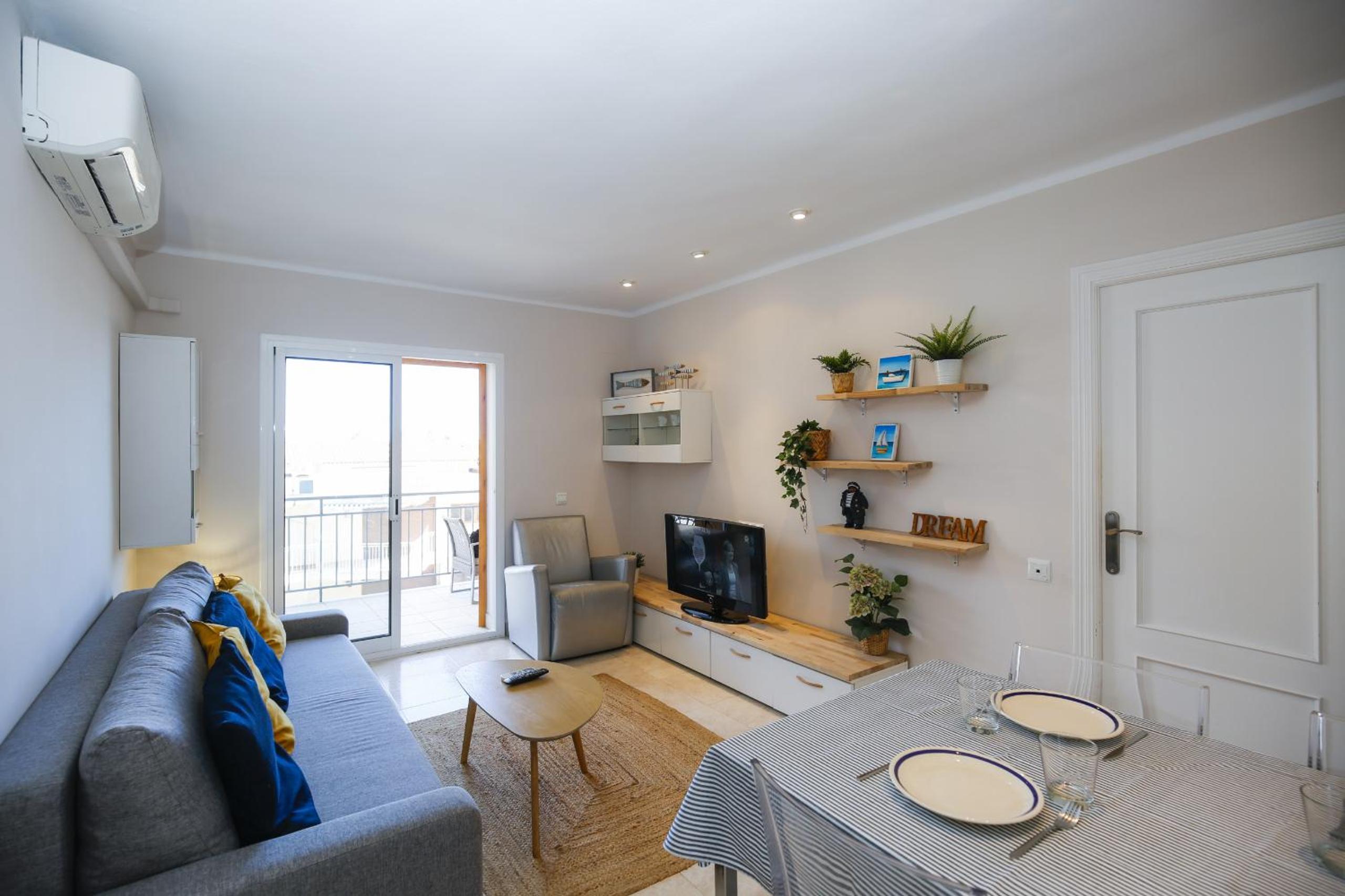 Apartamento con vista al mar