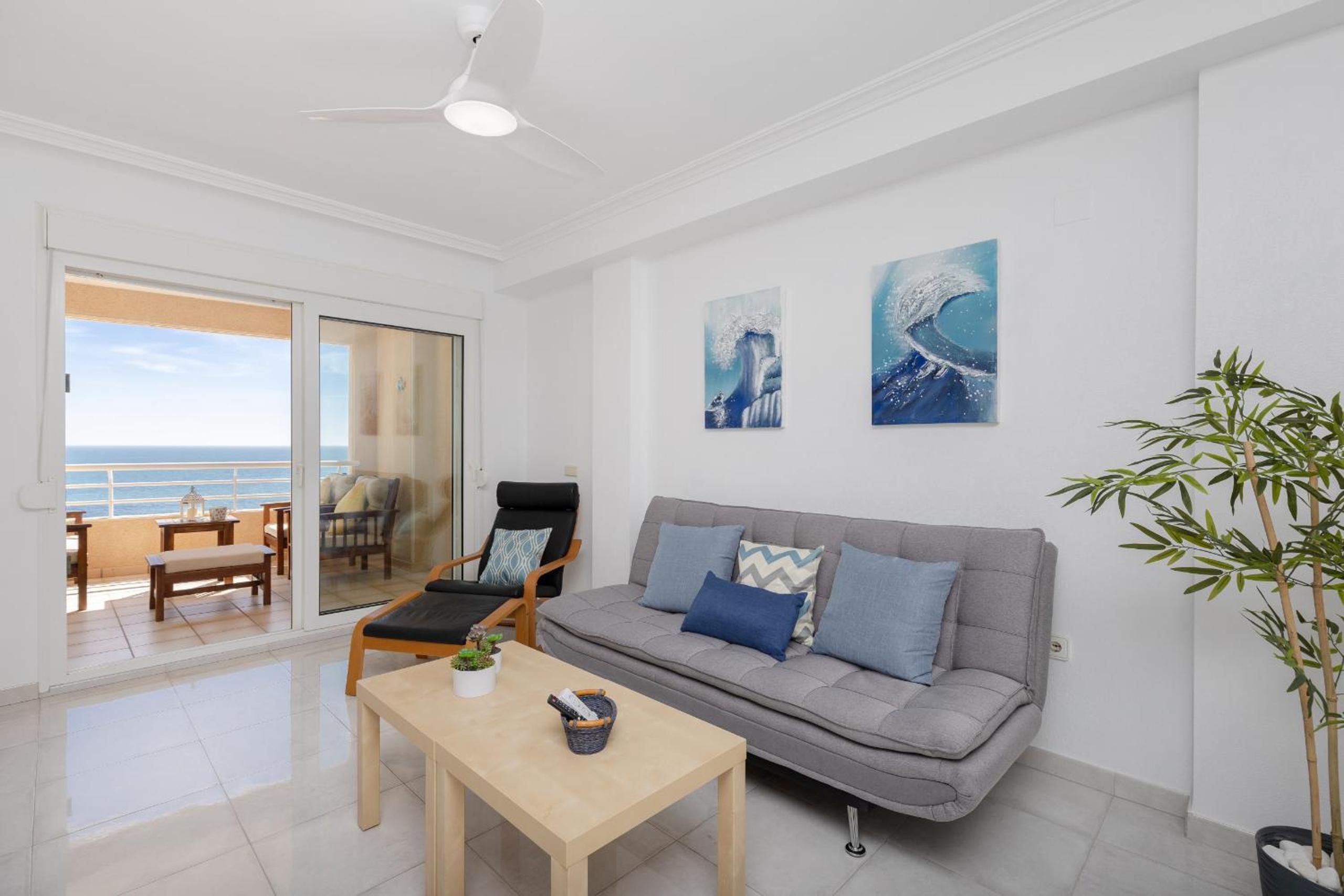 Apartamento con vista al mar