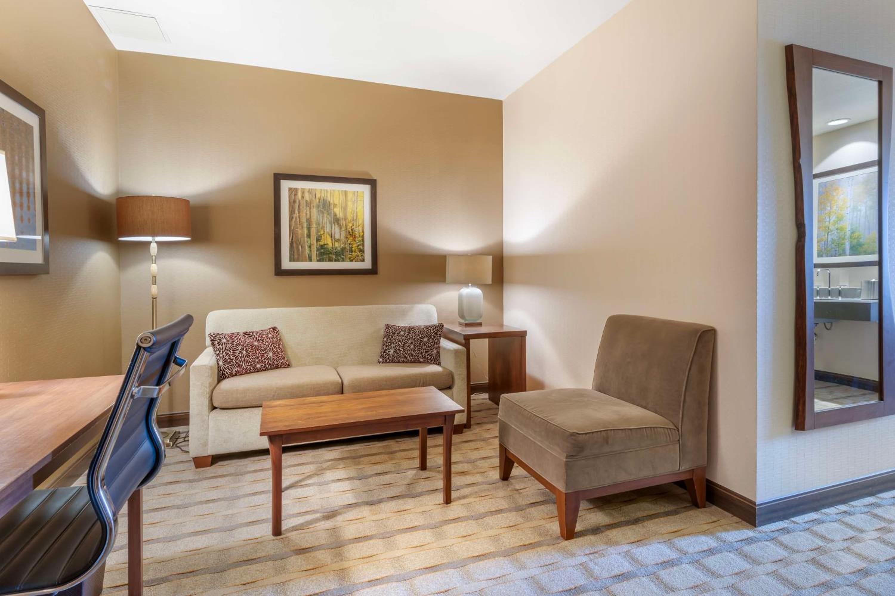 King Suite with Fireplace and Spa Shower - Garden View/Non-Smoking