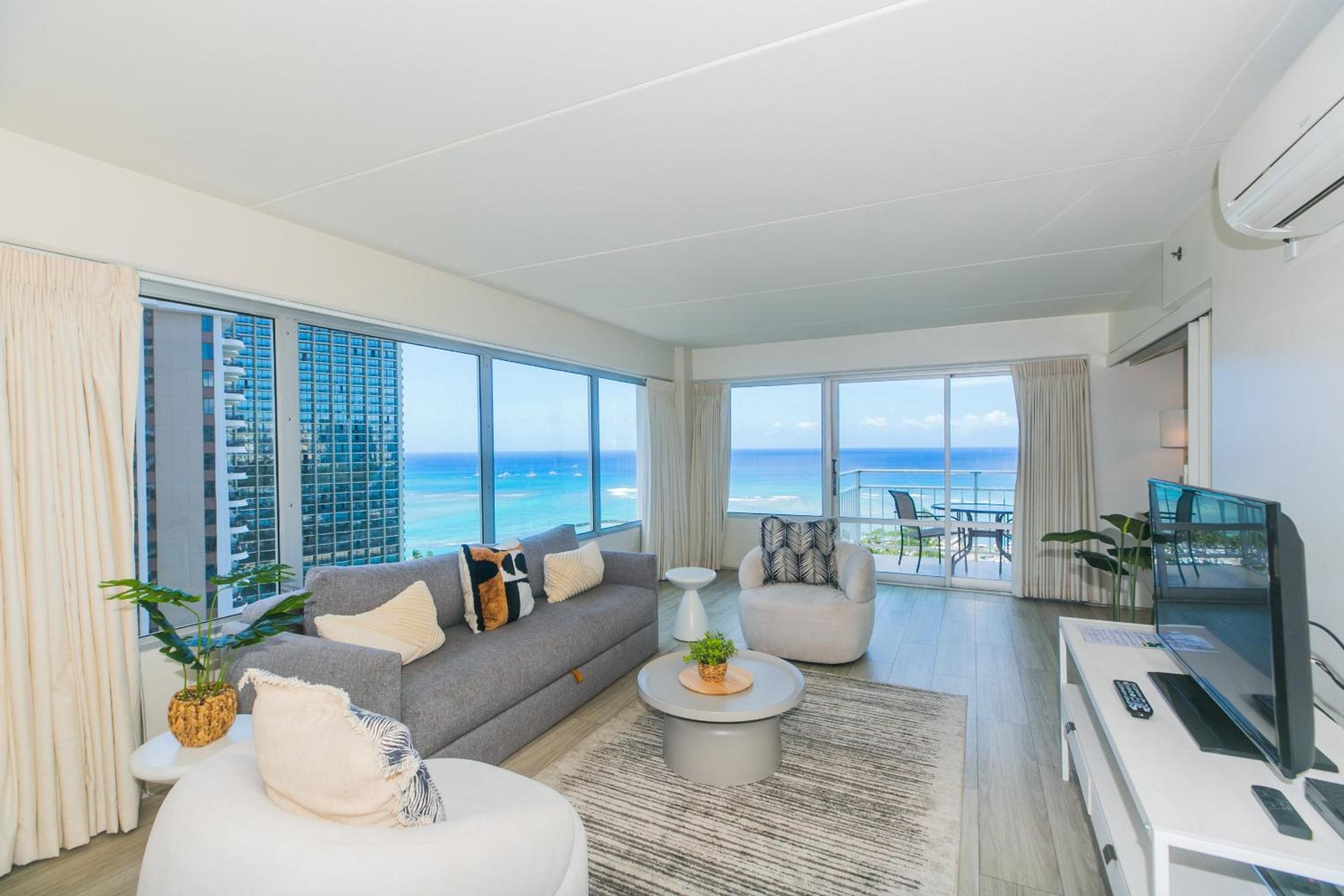 Two Bedroom Condo Overlooking Ala Wai Boat Harbor Unit 1744: Two-Bedroom Apartment photo