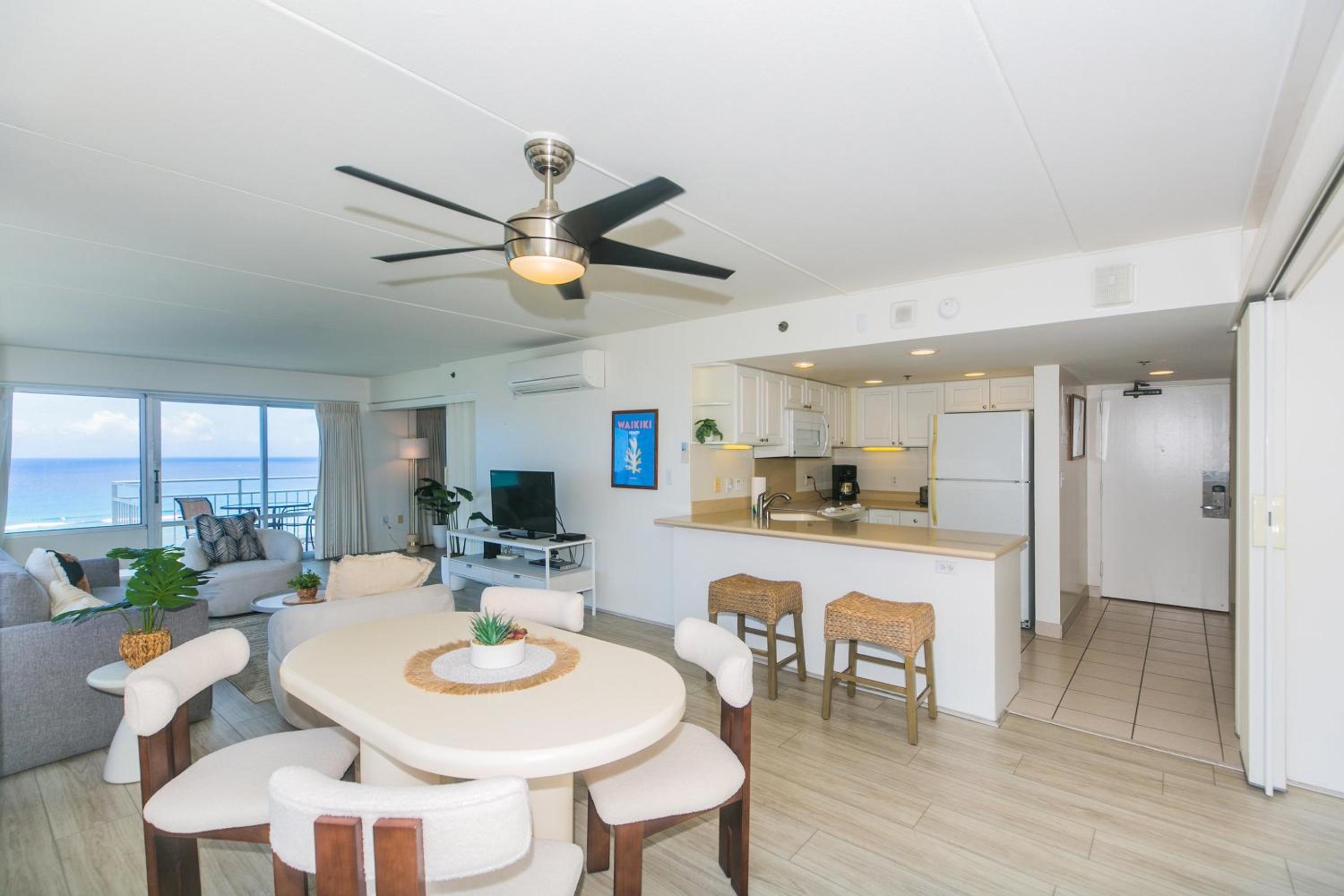 Two Bedroom Condo Overlooking Ala Wai Boat Harbor Unit 1744: Two-Bedroom Apartment photo