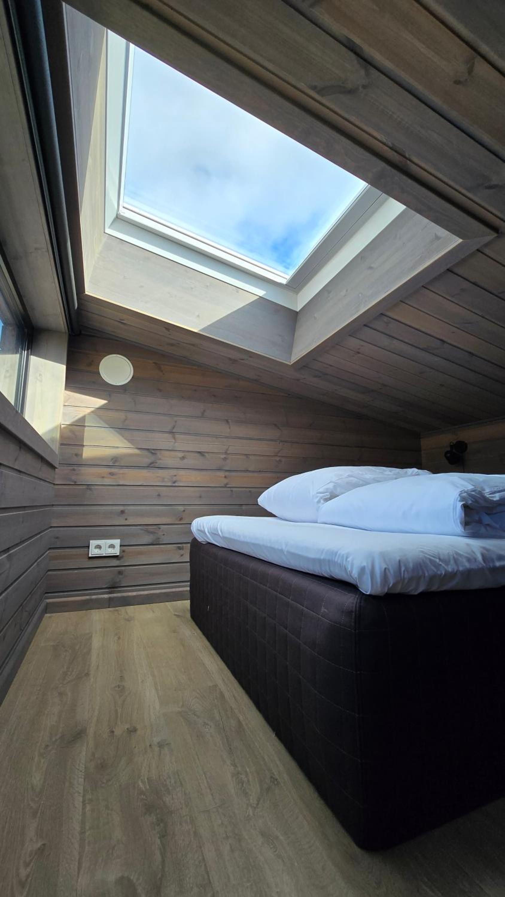 Designed Mini Cabin With Sea and Mountain View - Open Loft Studio with Steep Stairs