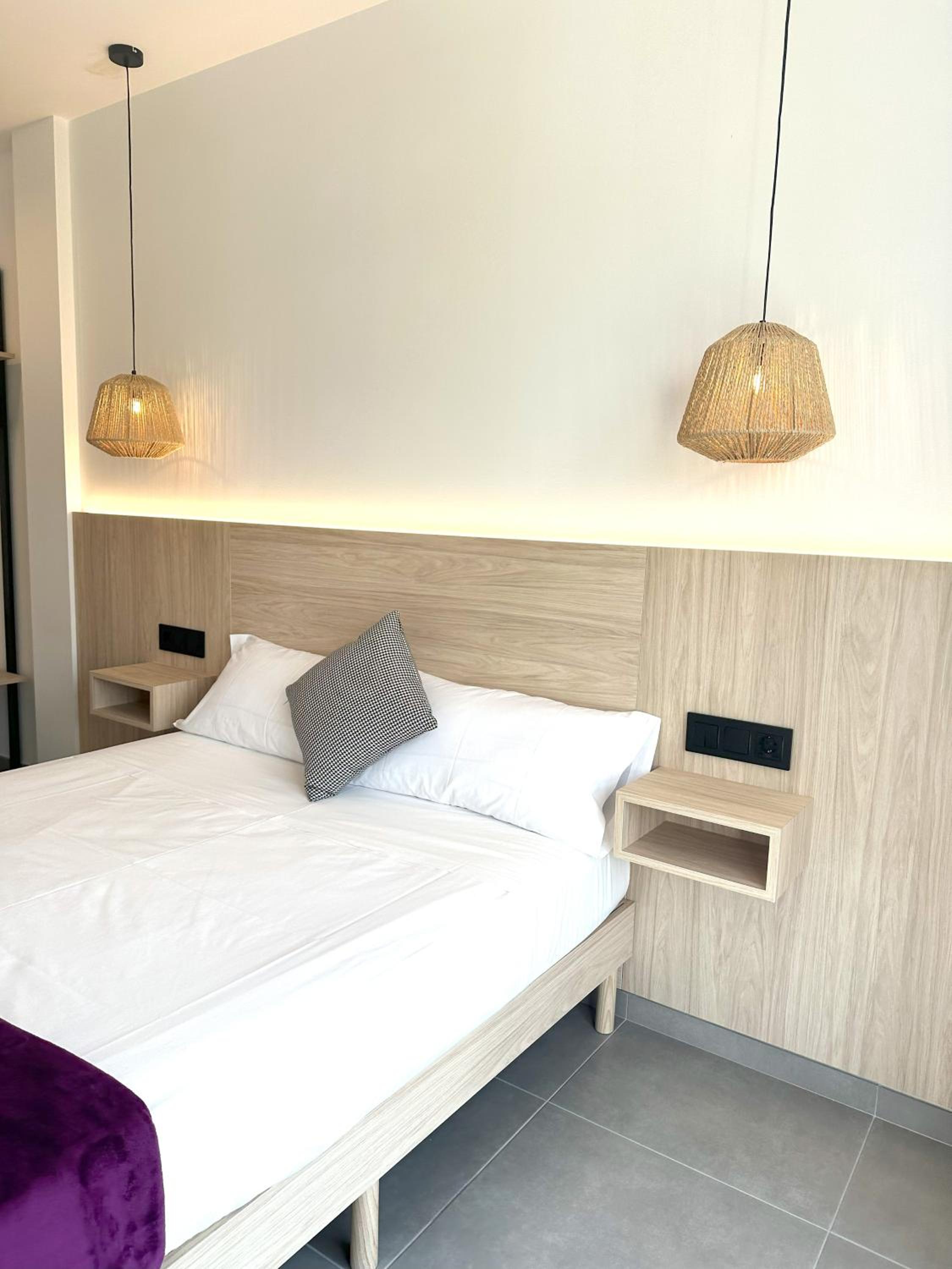 Apartamento de una habitación con vista al jardín