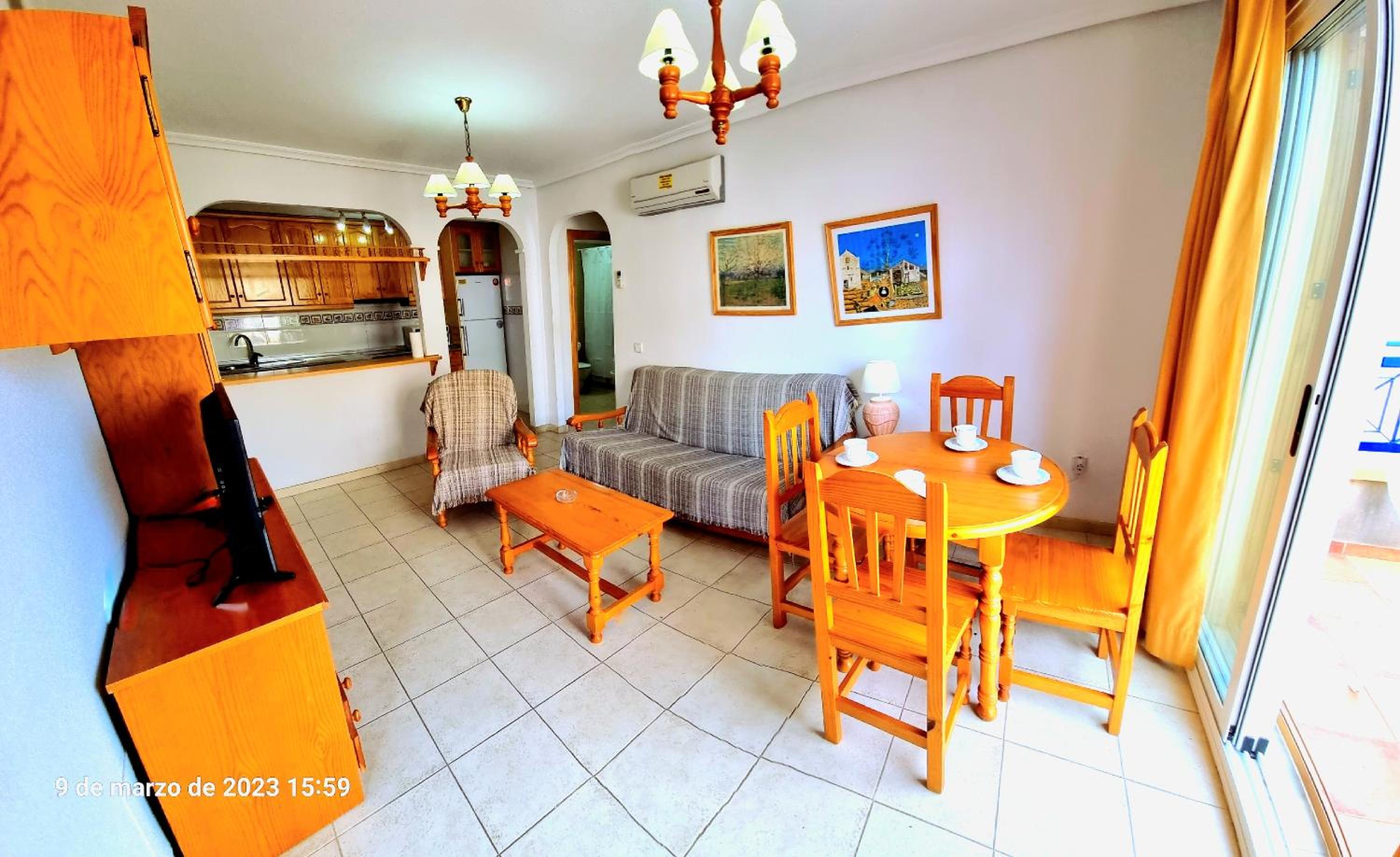 Apartamento de dos habitaciones