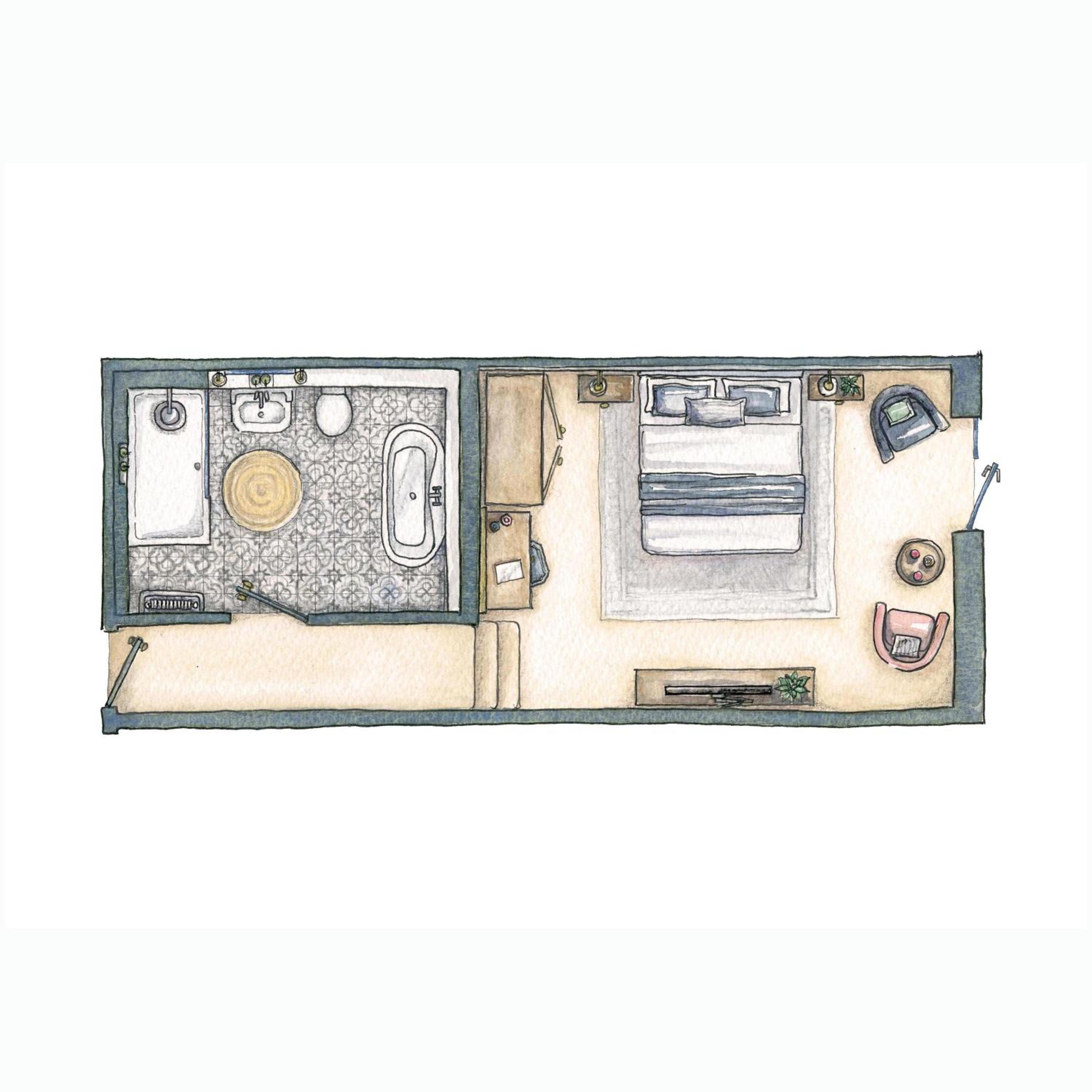 Deluxe Double or Twin Room with Balcony