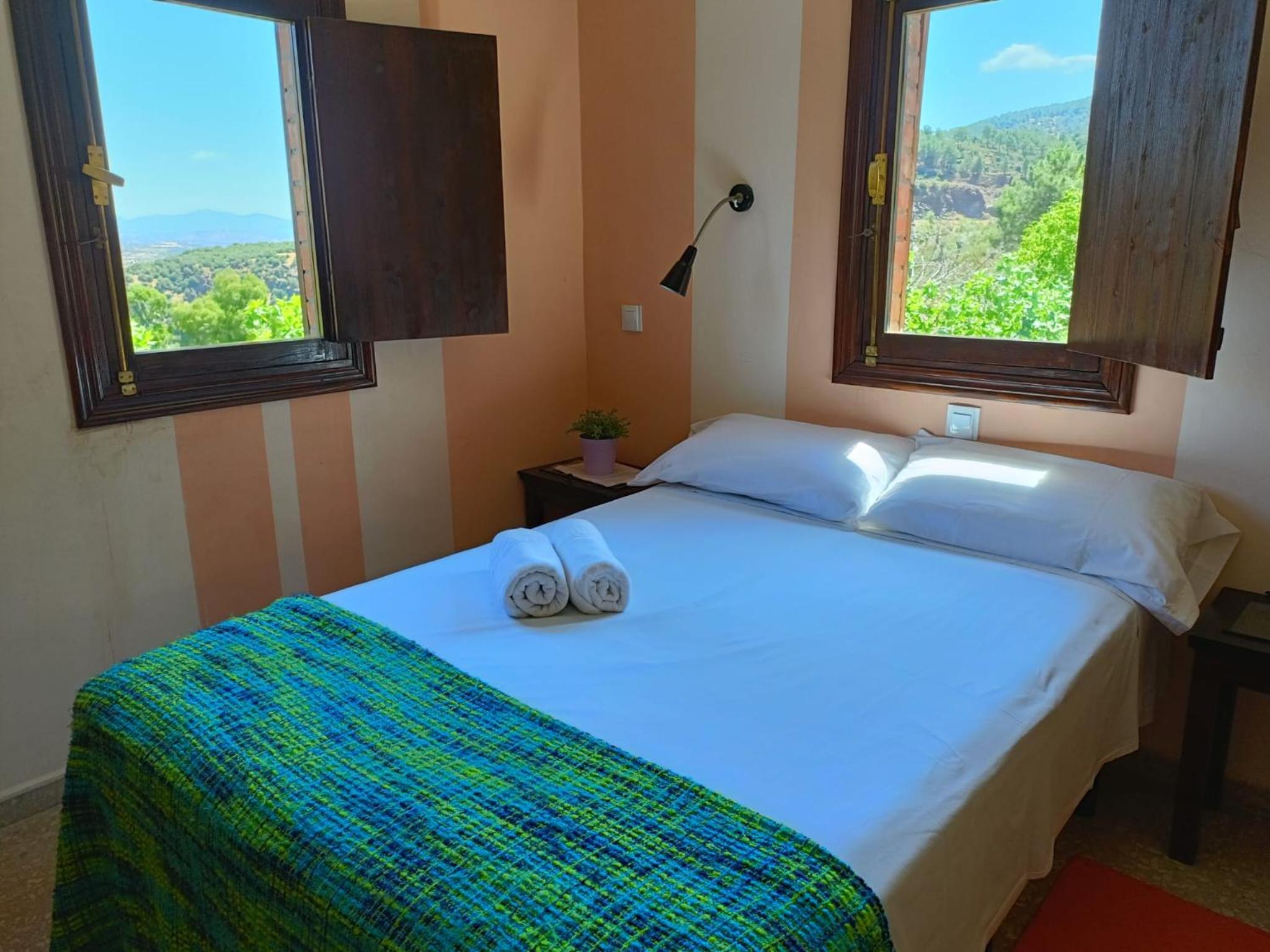Habitación individual con vista a la montaña