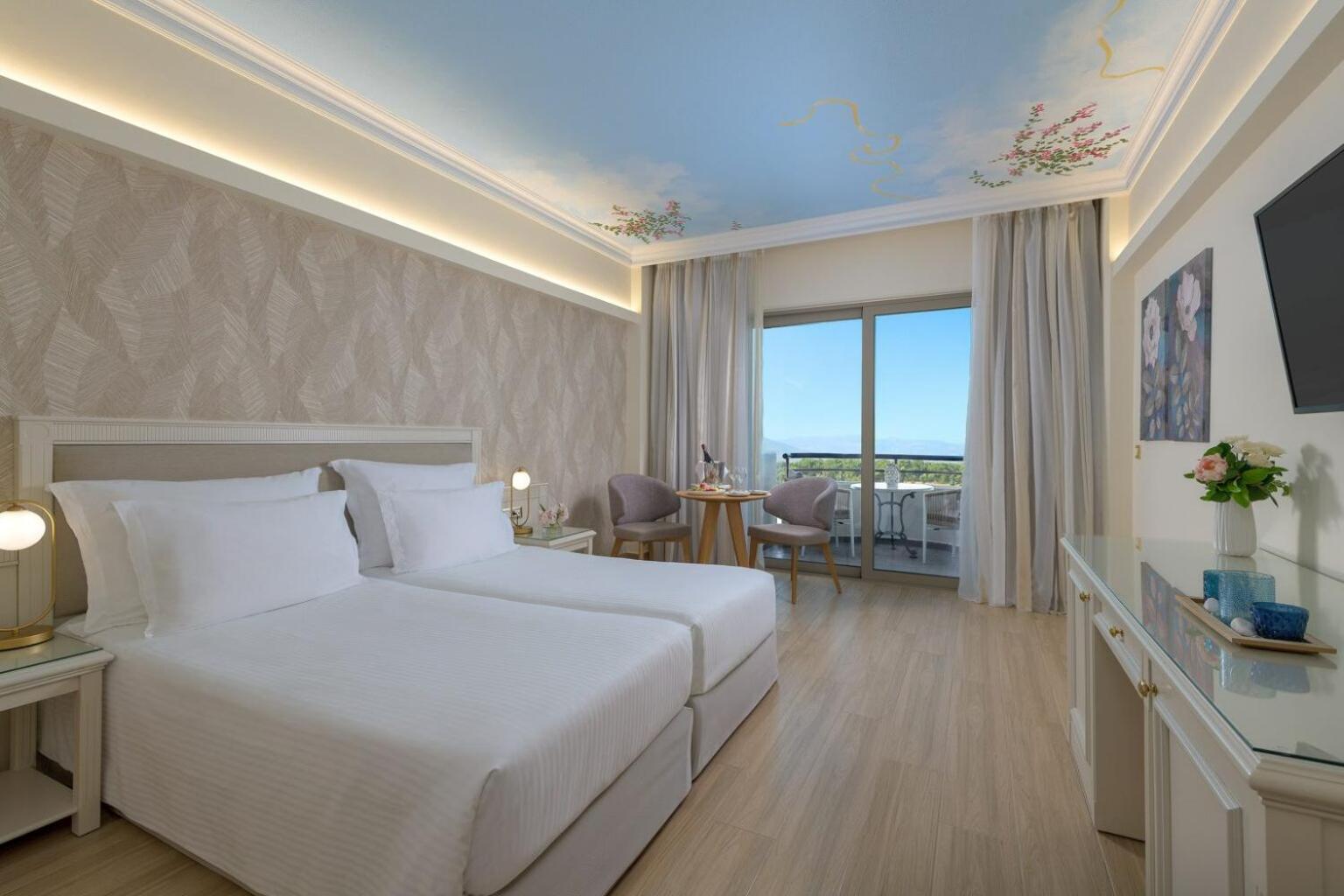 Double Room with Side Sea View (2-3 People)