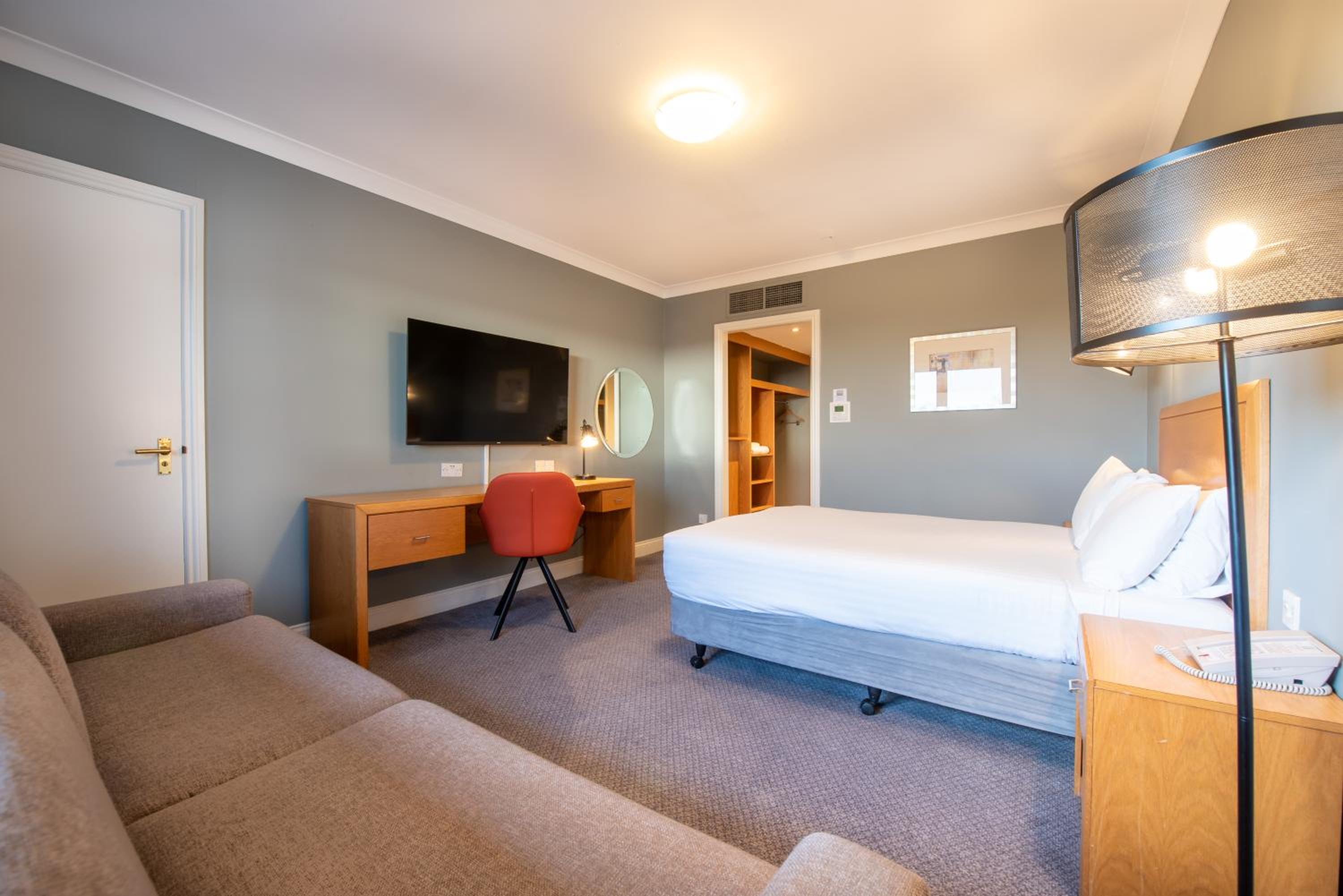 Your cozy retreat awaits in this stylish room!