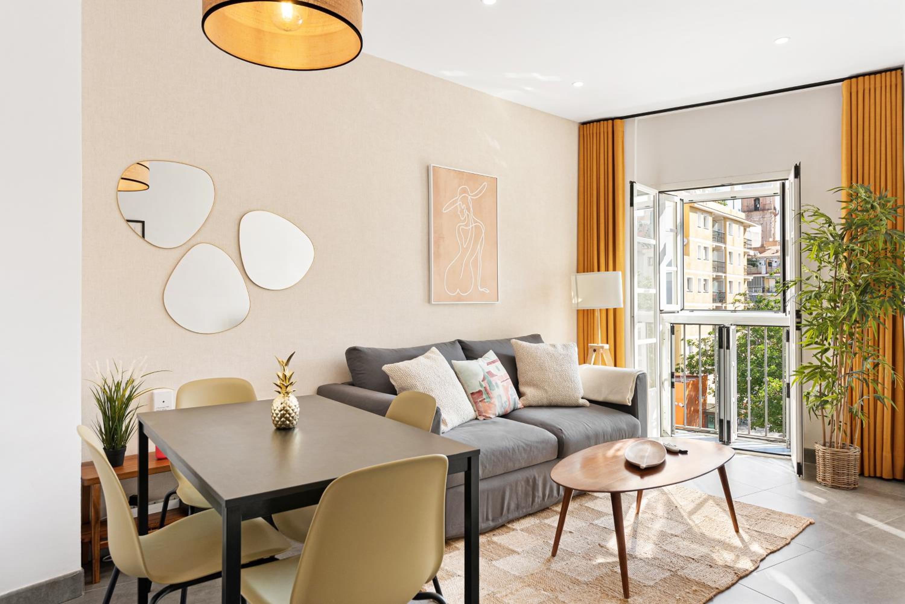 Apartamento de dos habitaciones