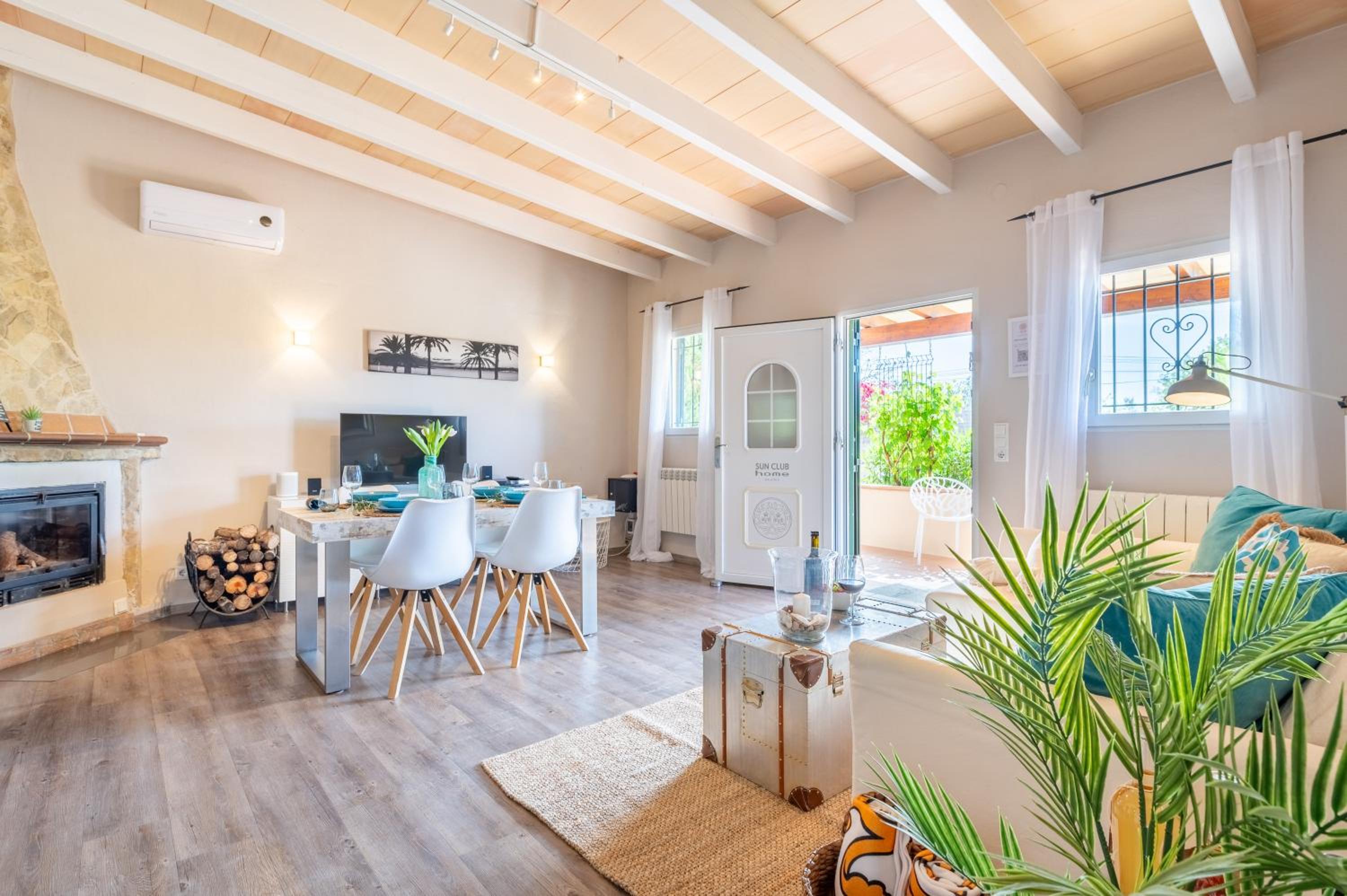 Villa con vistas al jardín