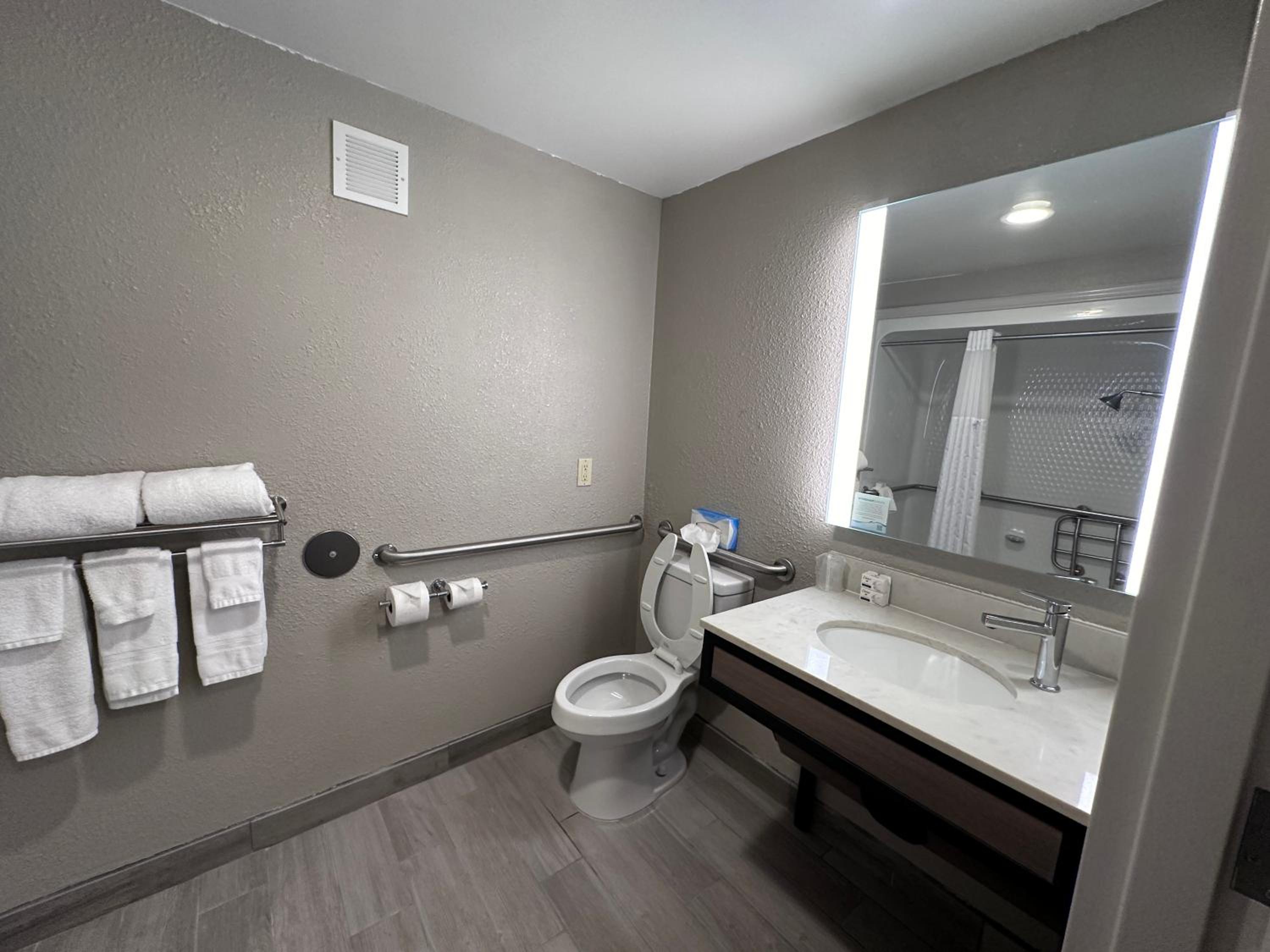 King Room with Mobility/Hearing Access and Roll-In Shower, Non-Smoking - Photo 4