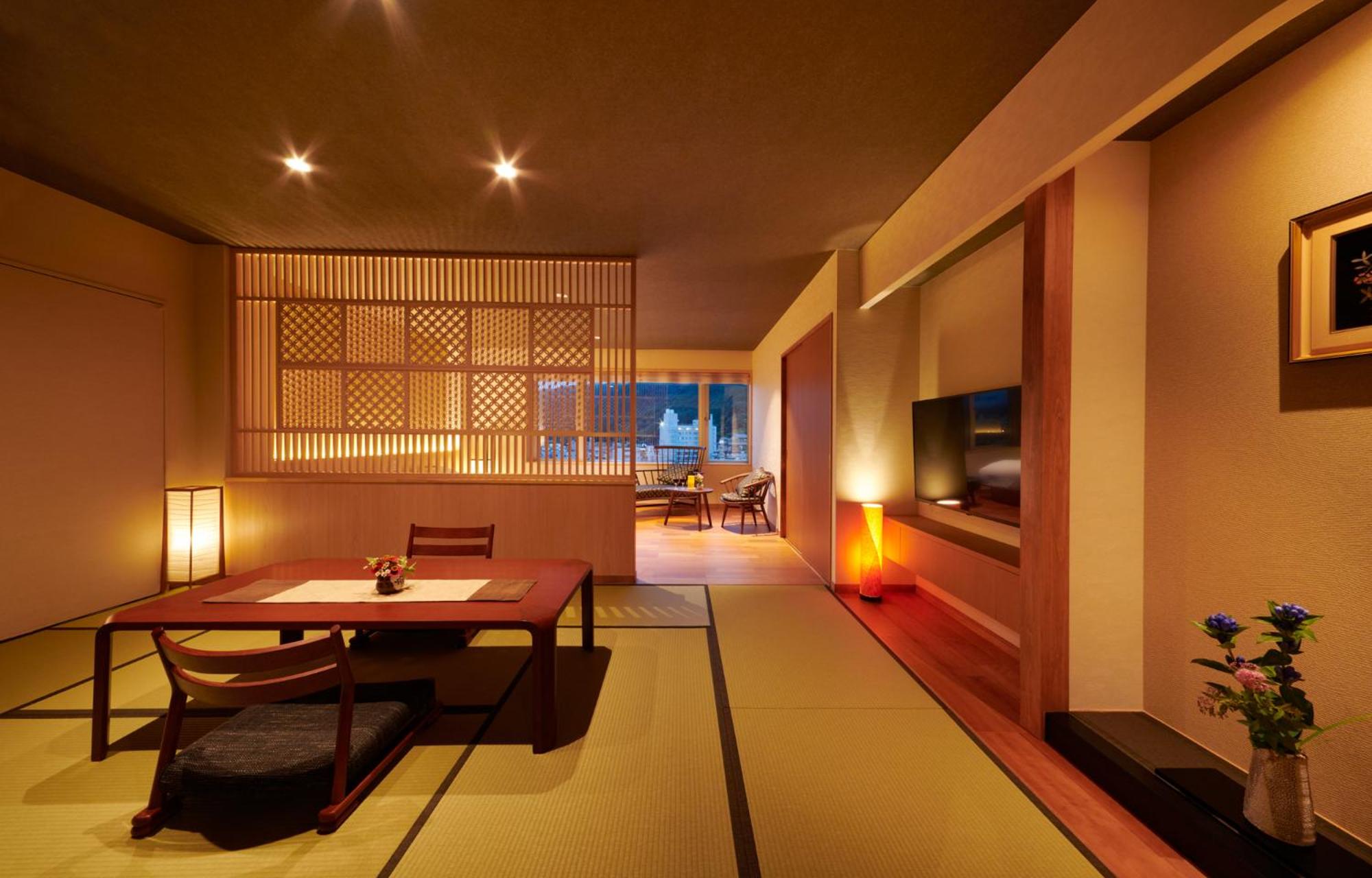 Ariake - Natural hot spring with semi open-air bath