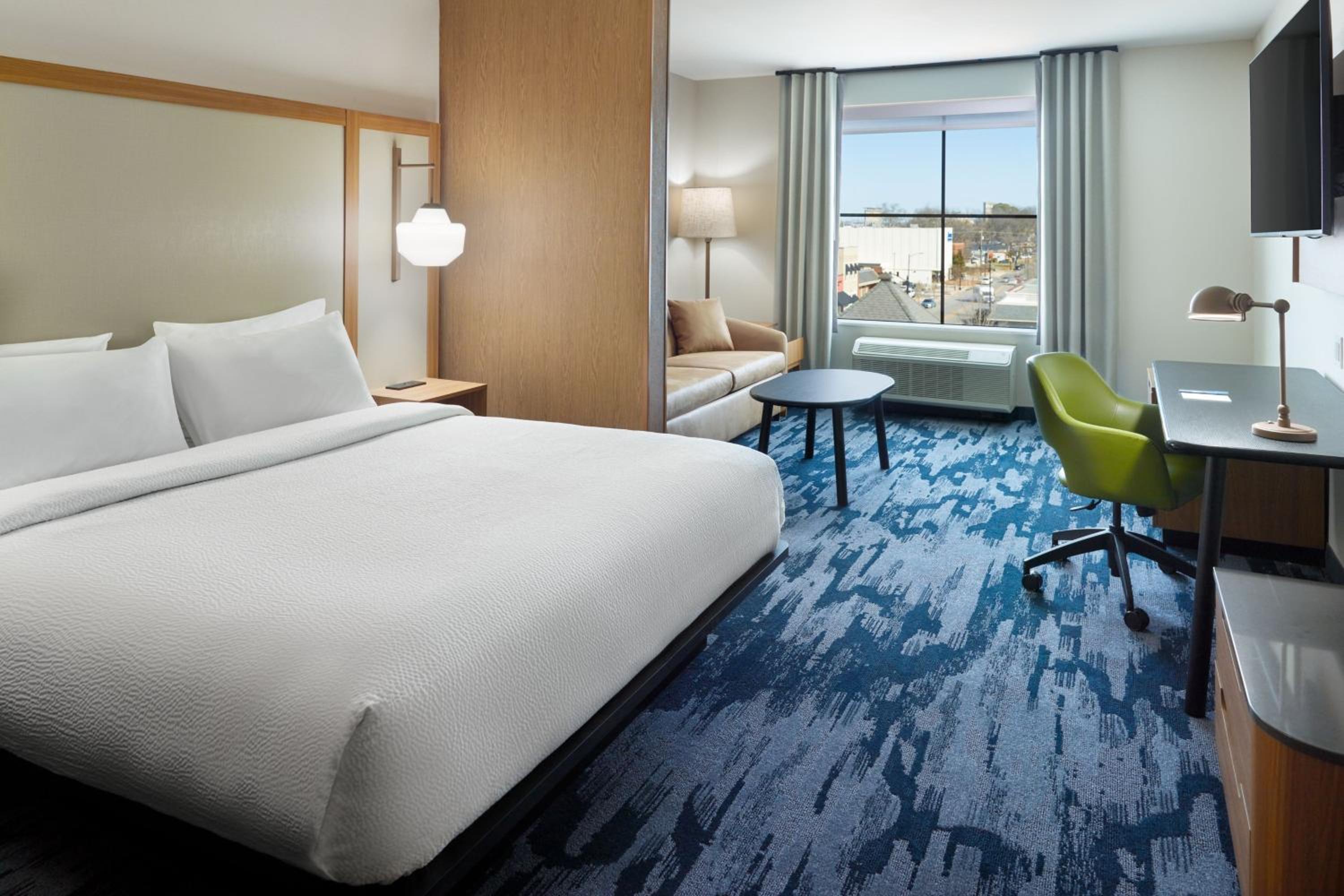 Larger King Room with City View and Sofa Bed