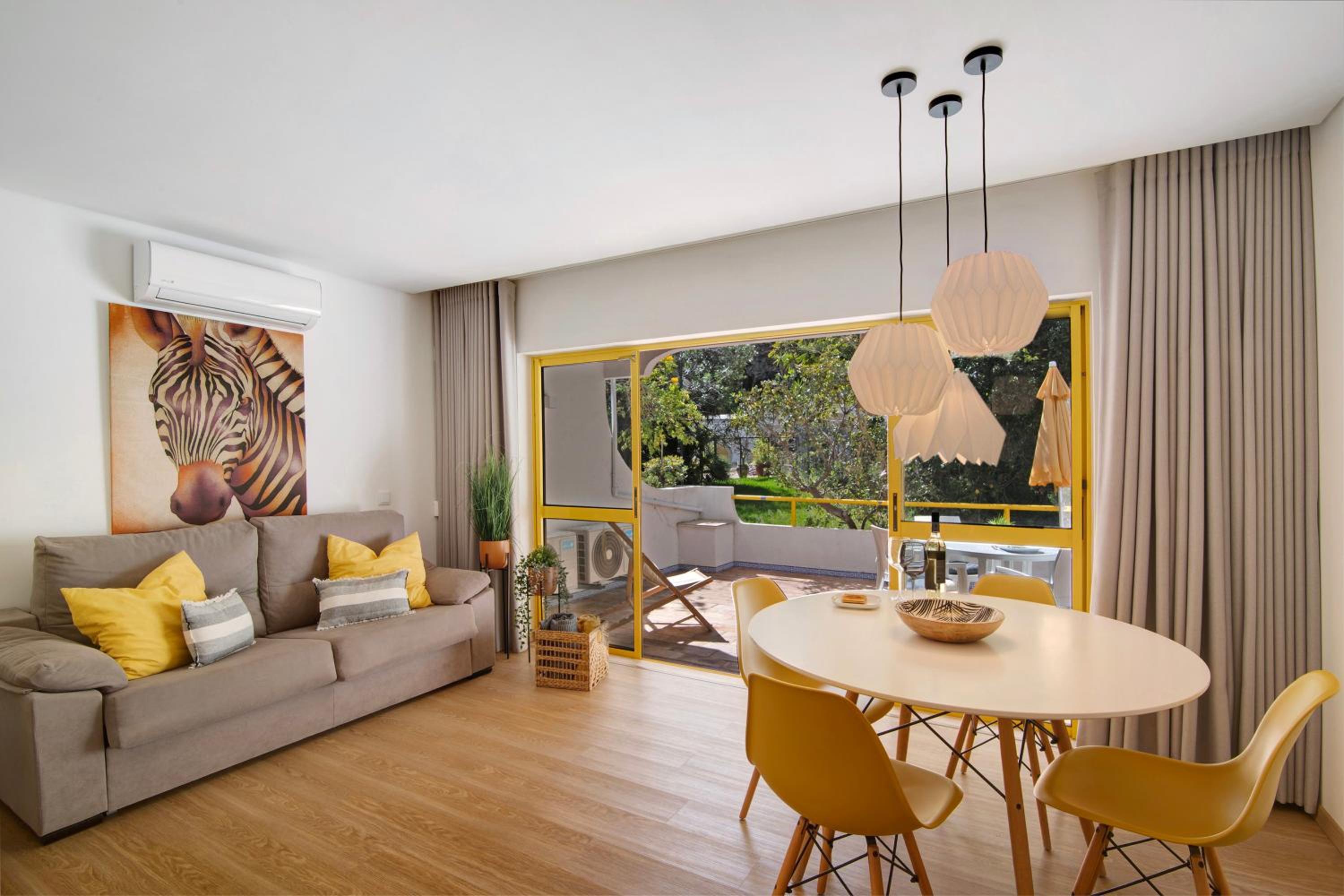 One-Bedroom Apartment with Garden View