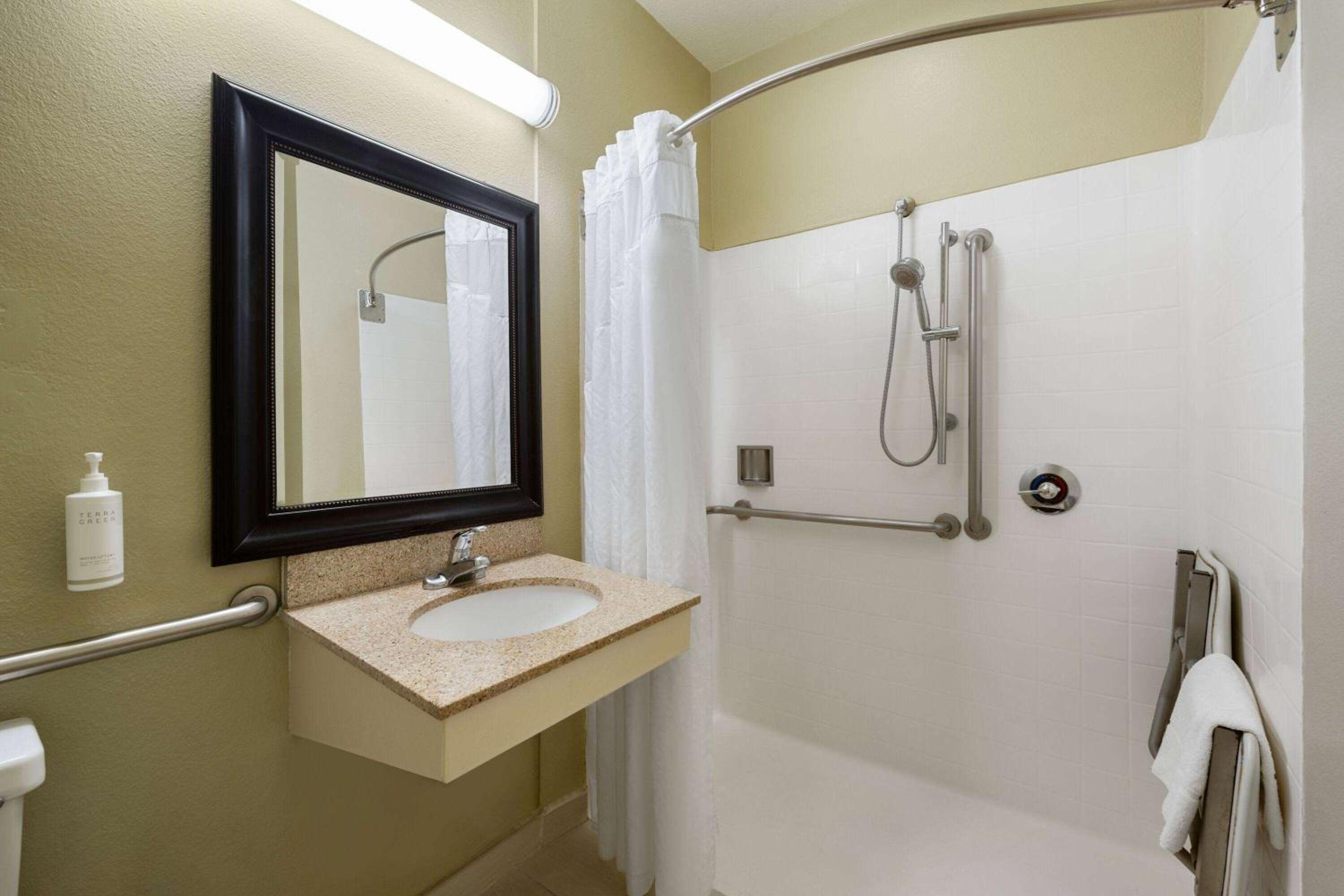 1 King Bed, Deluxe Mobility Accessible Room, Roll-In Shower, Non-Smoking - Photo 5