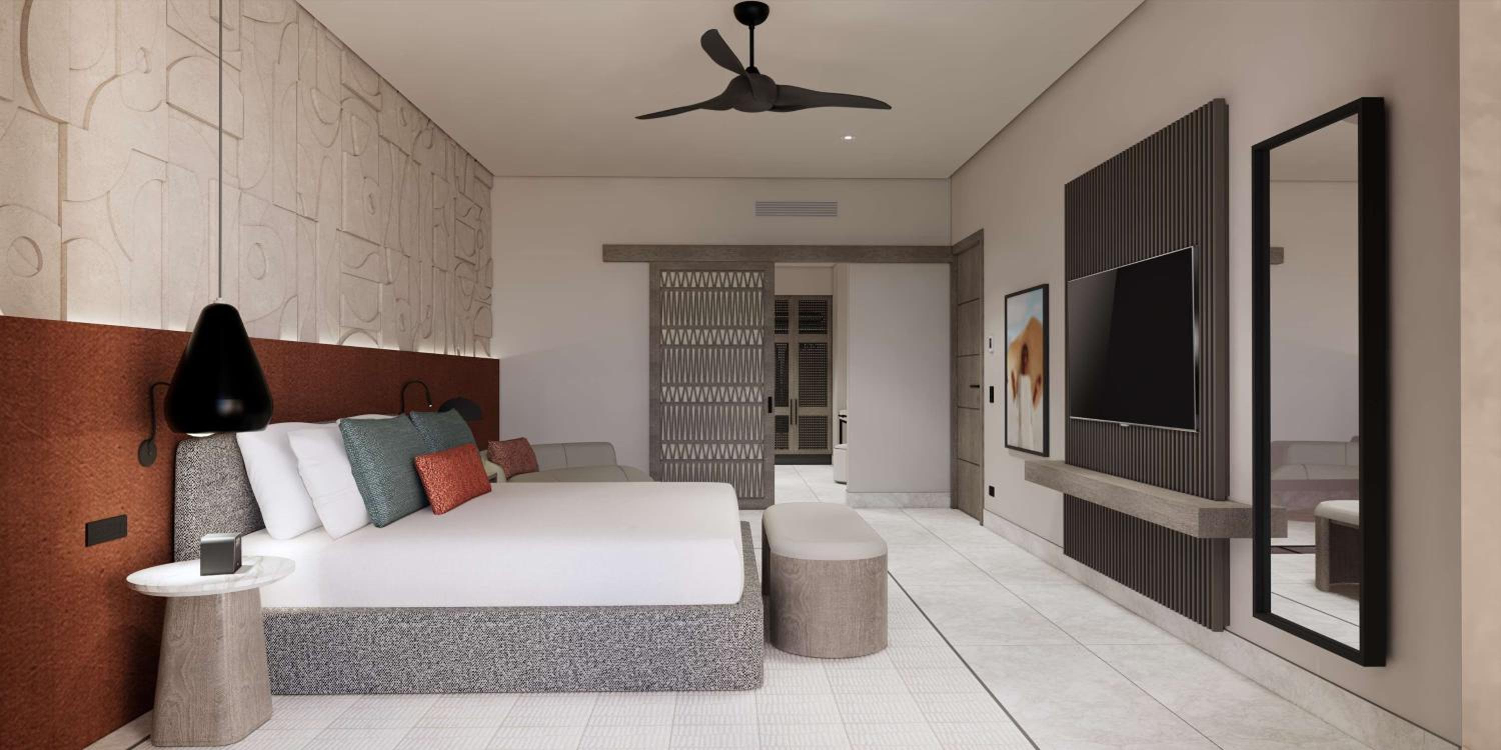 One-Bedroom Family King Suite With Tropical View