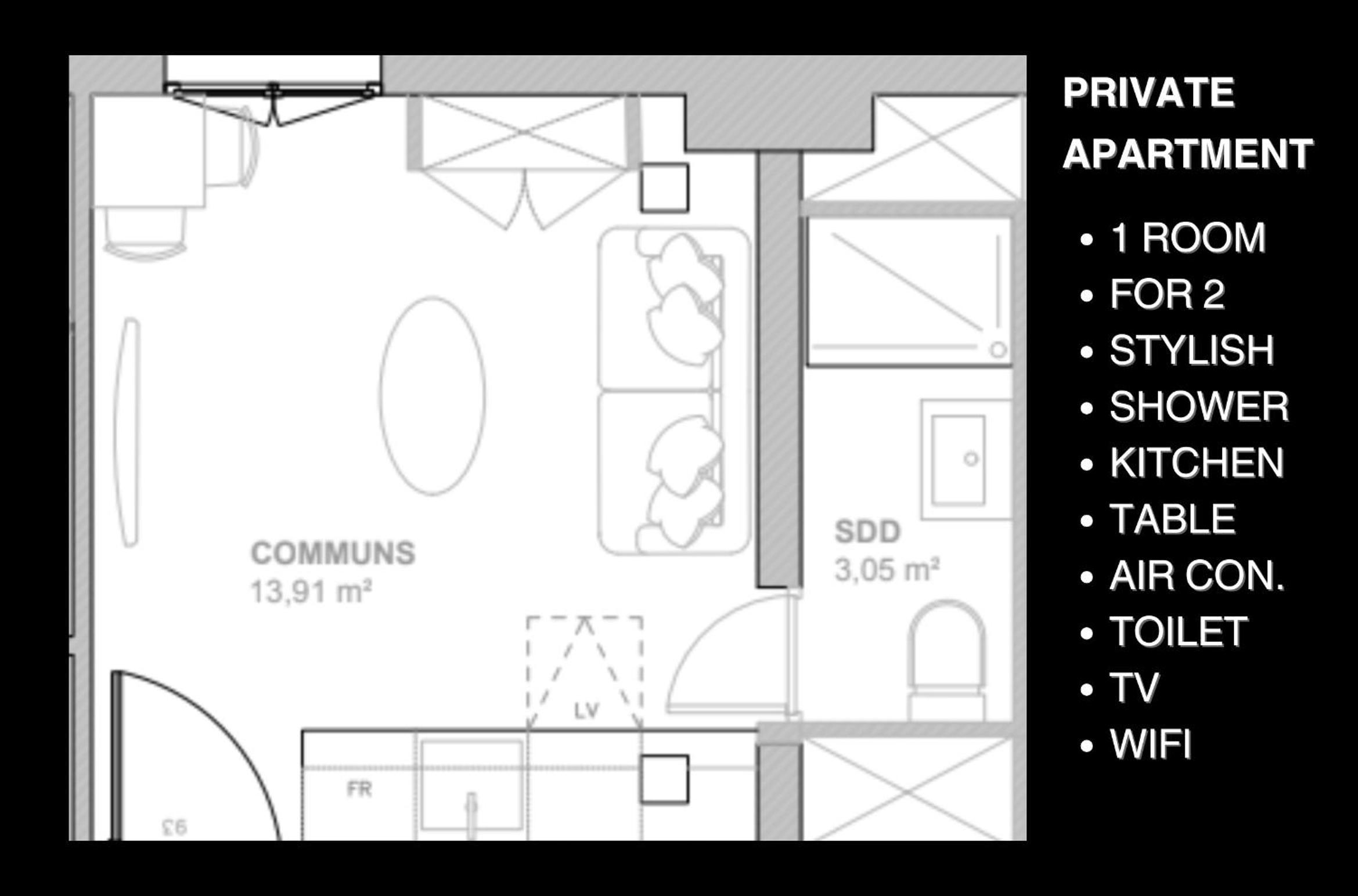 Studio Apartment photo 3