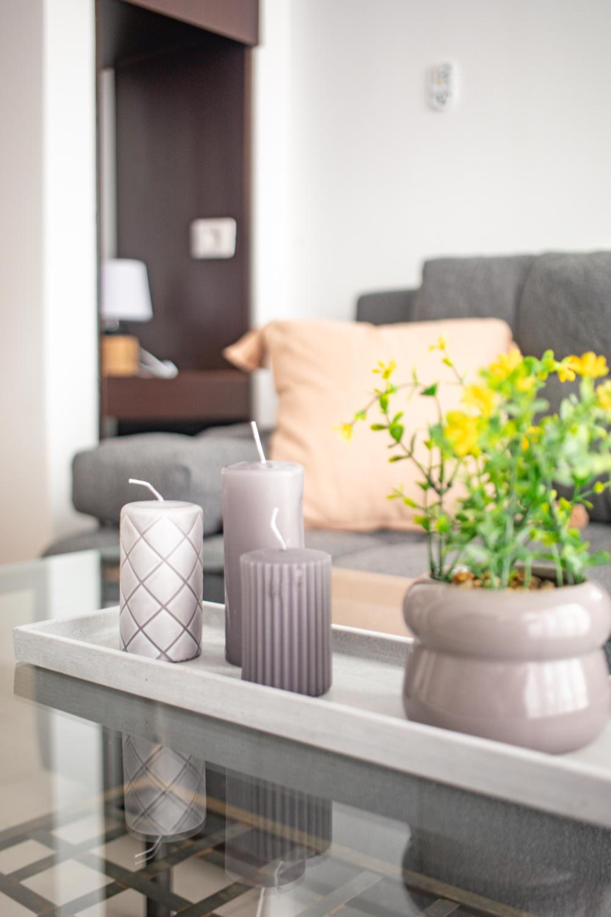 Apartamento con vista a la piscina