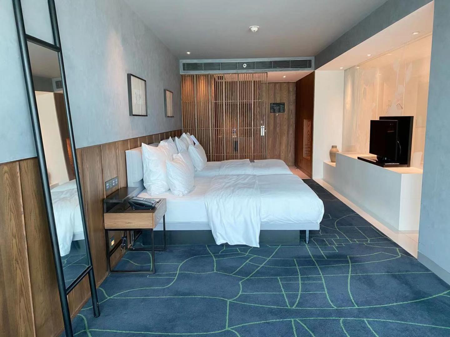 Classic Double Room with Two Double Beds and City View