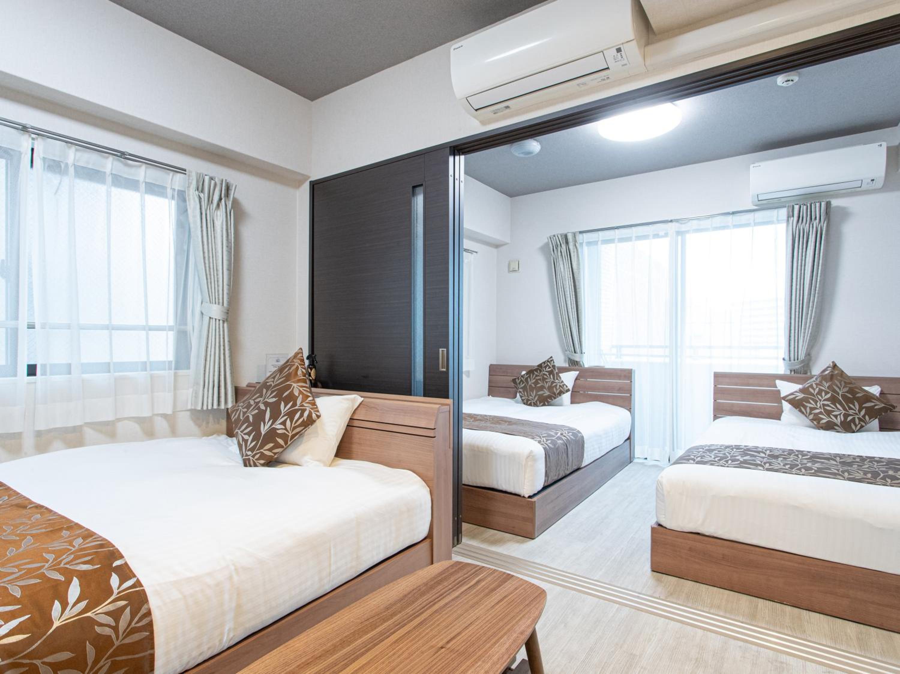 【Main Building】3 Double Beds Room - Non-Smoking photo 1